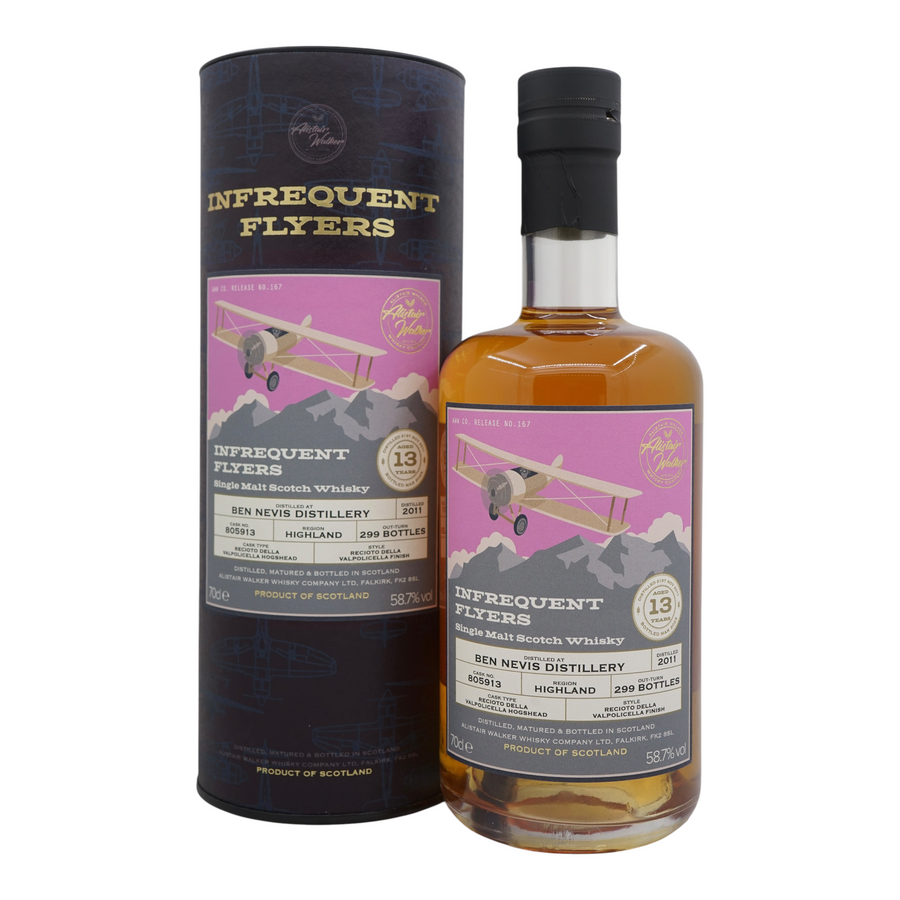 Ben Nevis 2011/2025 13 Year Old Infrequent Flyers Alistair Walker Whisky Company no.167 #805913