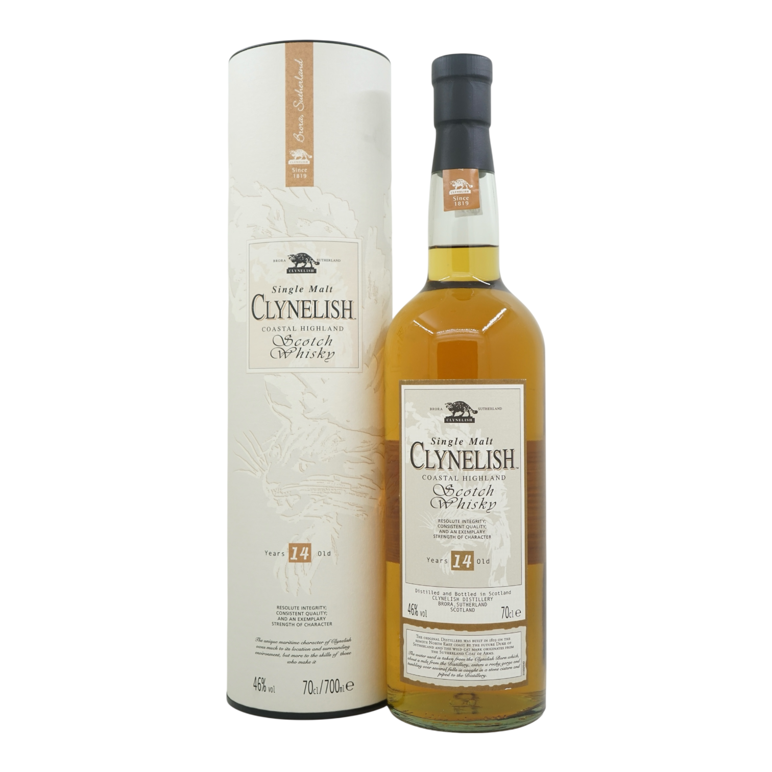 Clynelish 14 Year Old Coastal Highland Scotch Whisky - Old Bottling