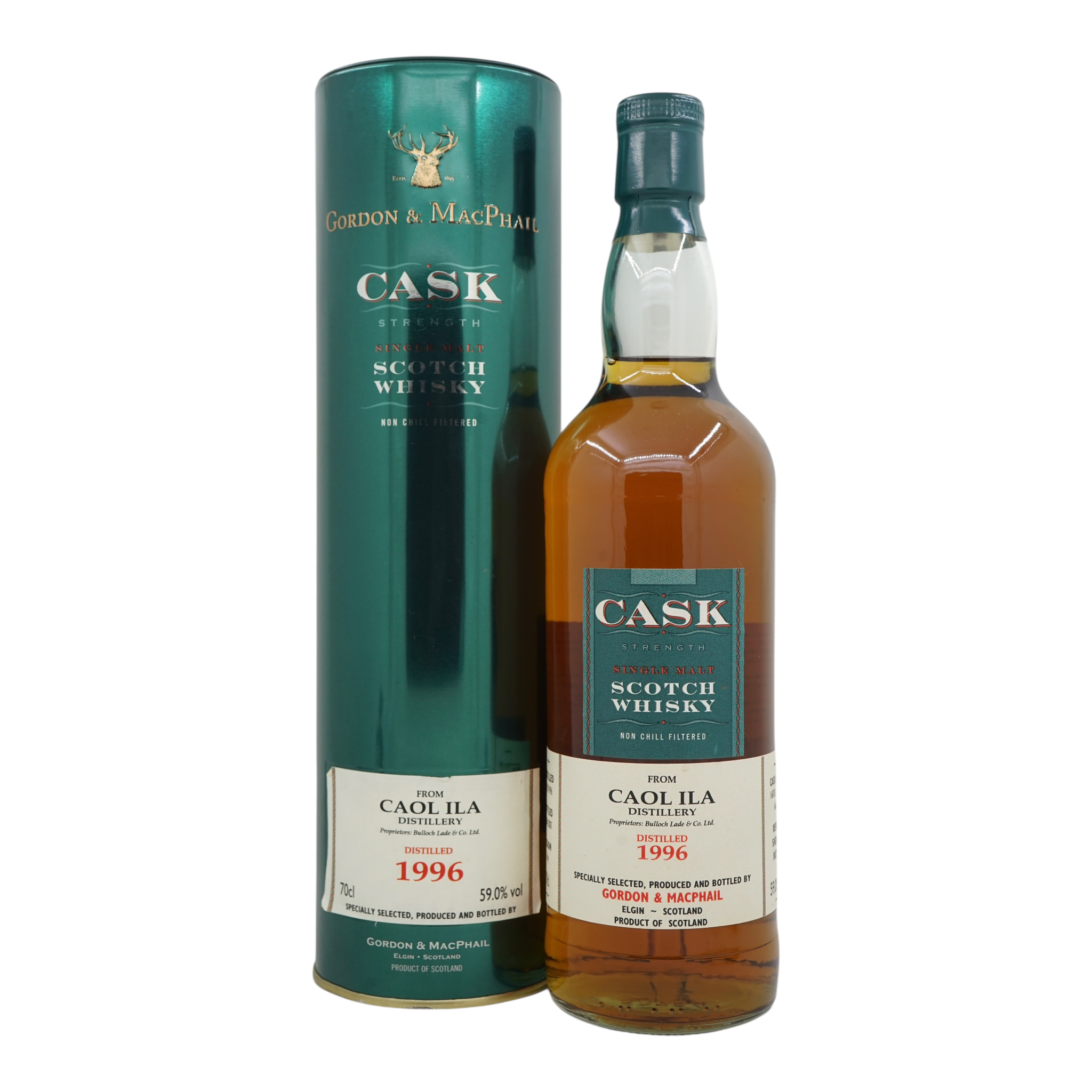 Caol Ila 1996/2007 10 Year Old Cask Strength Gordon & MacPhail #16070-72