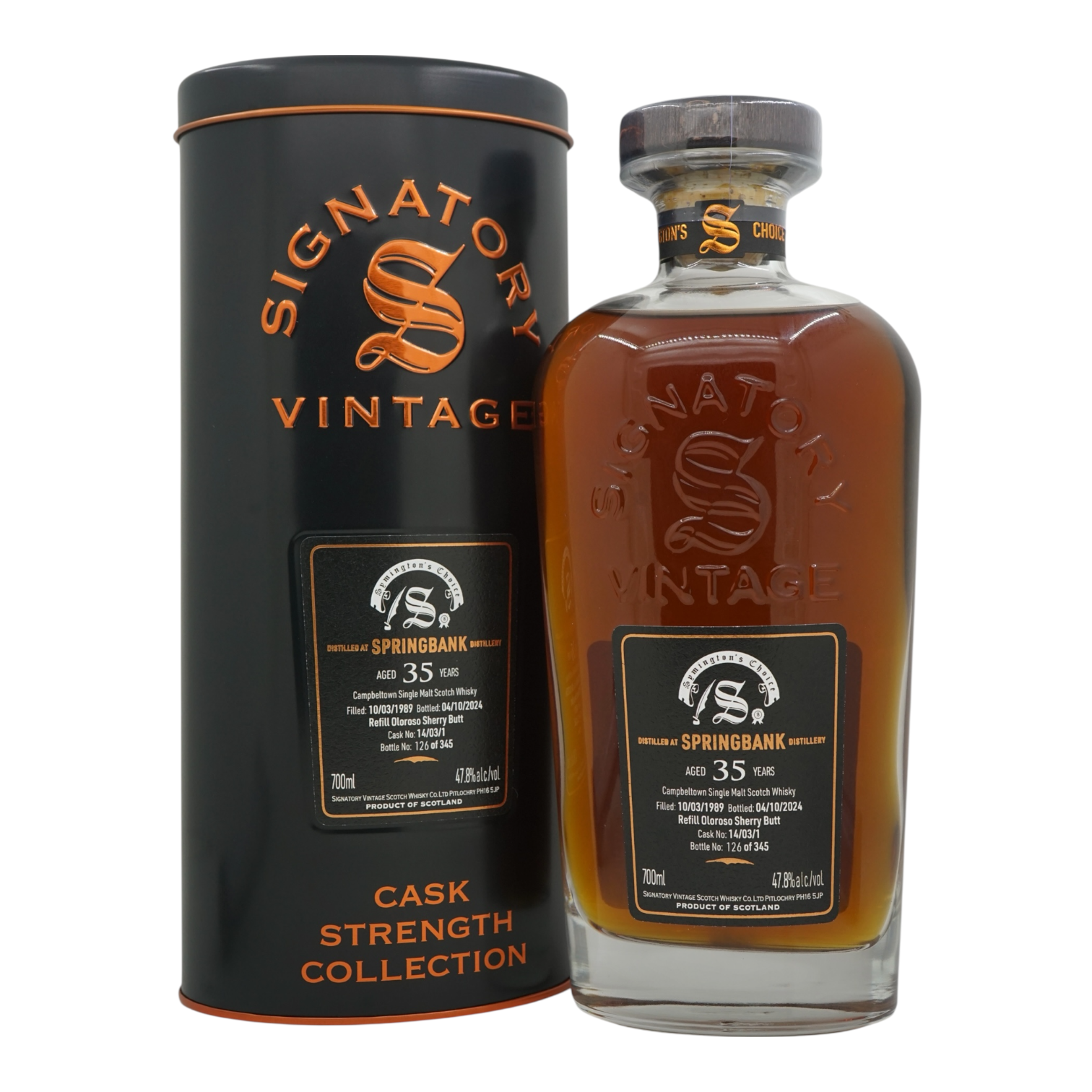 Springbank 1989/2024 35 Year Old Symington’s Choice Signatory Vintage ...