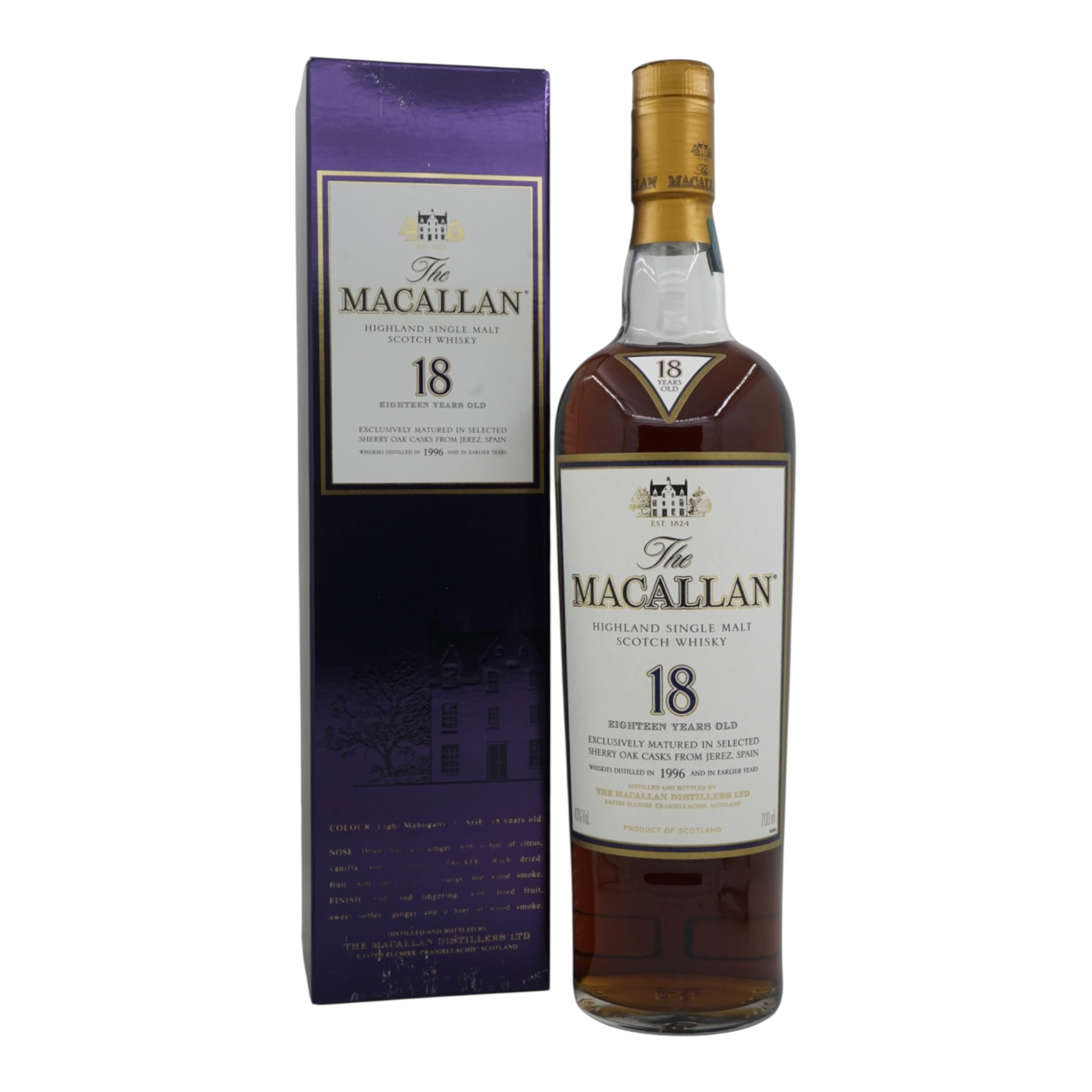 Macallan 18 Year Old Sherry Cask 1996 (台版)￼