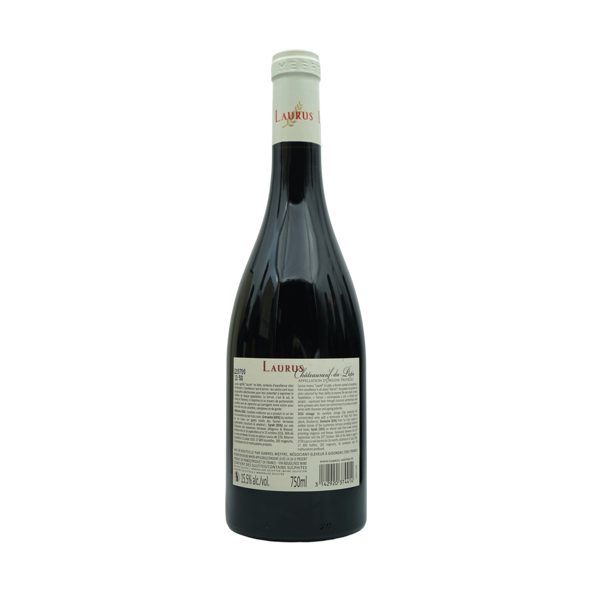 G.Meffre Laurus Chateauneuf-du-Pape Rouge 2016