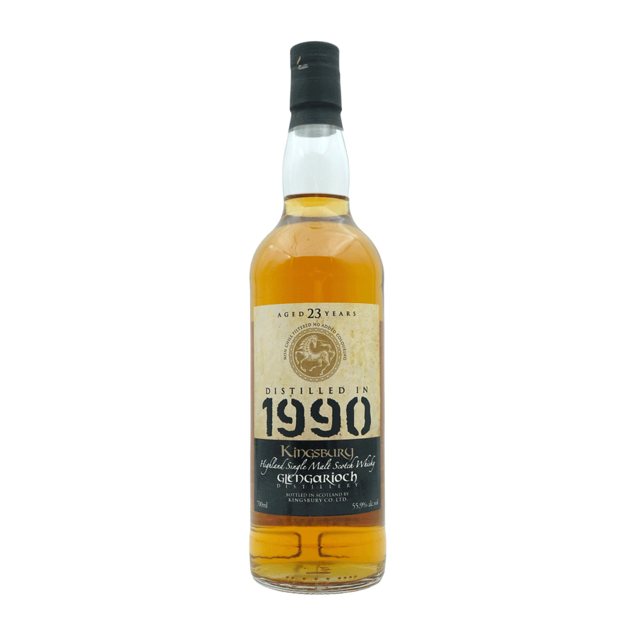 Glen Garioch 1990 23 Year Old Cask Strength Gold Kingsbury #10398