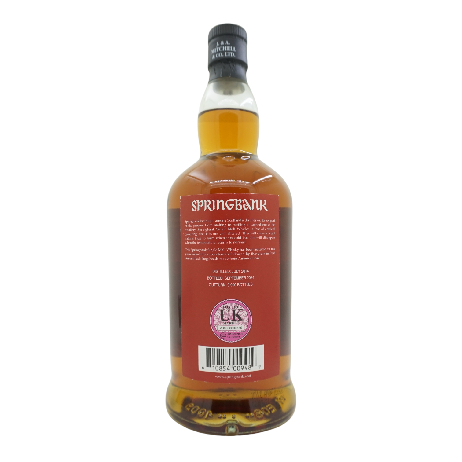 Springbank 10 Year Old Amontillado Cask Matured