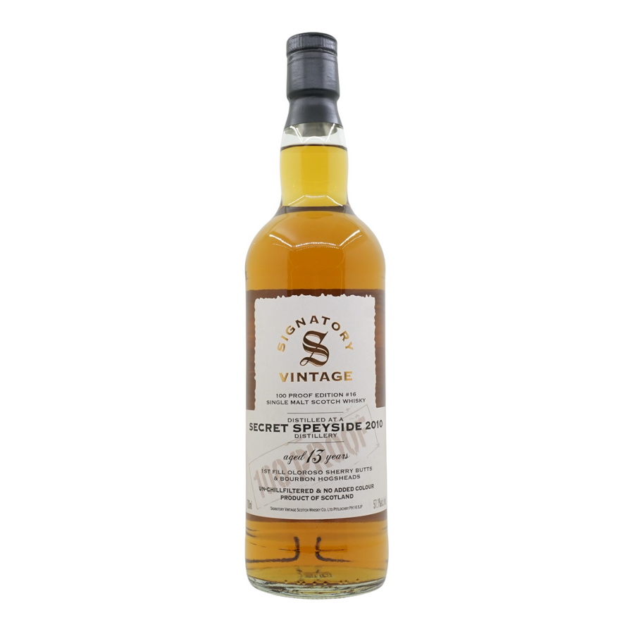 Secret Speyside 2010/2024 13 Year Old 100 Proof Edition #16 Signatory Vintage