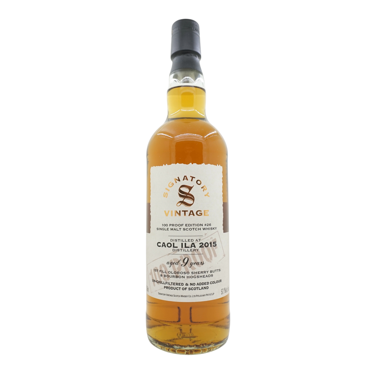 Caol Ila 2015/2024 9 Year Old 100 Proof Edition #26 Signatory Vintage