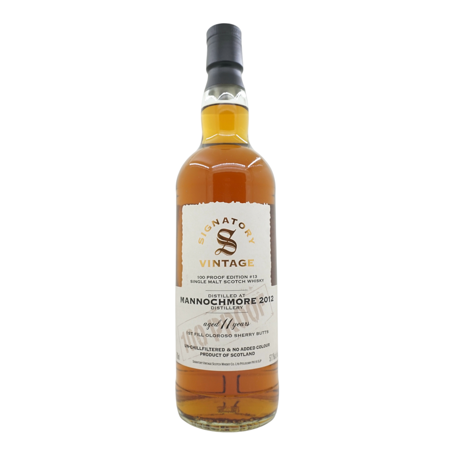 Mannochmore 2012/2024 11 Year Old 100 Proof Edition #13 Signatory Vintage