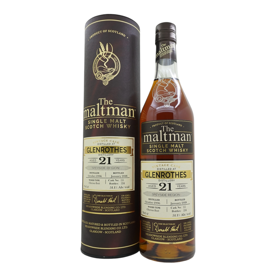 Glenrothes 1996/2018 21년산 The Maltman #155