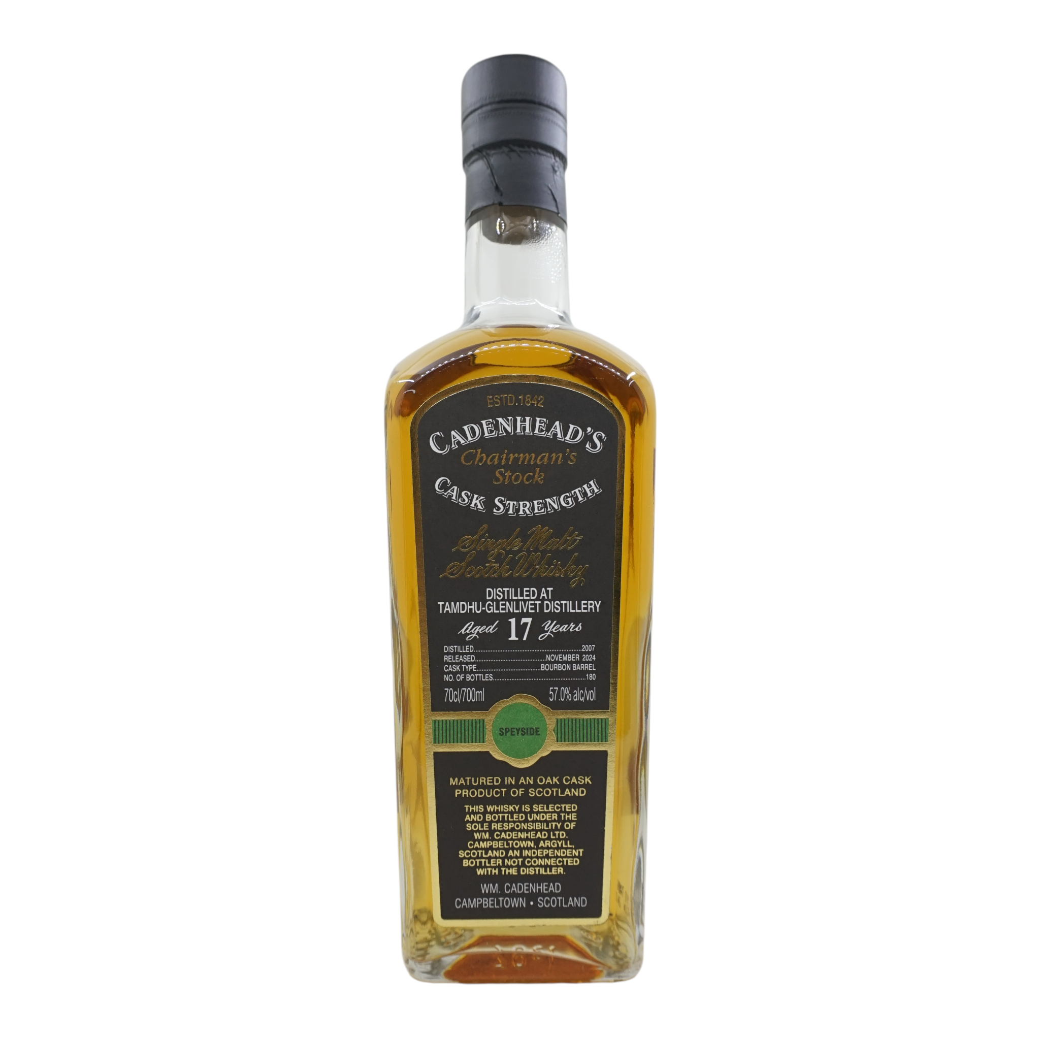 Tamdhu 2007/2024 17 Year Old Chairman's Stock Cadenhead's 57%