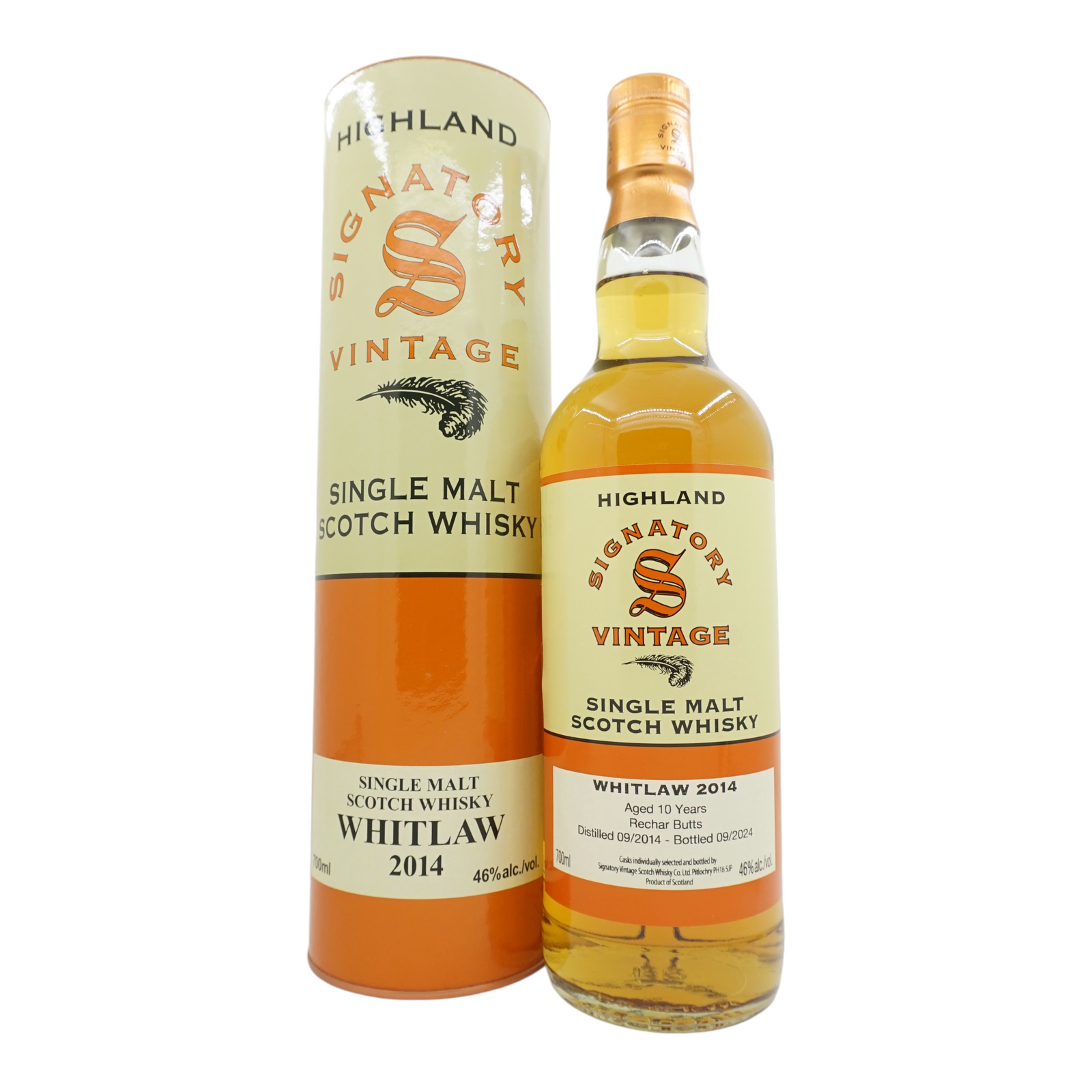 Whitlaw 2014/2024 10 Year Old Vintage Collection Signatory Vintage