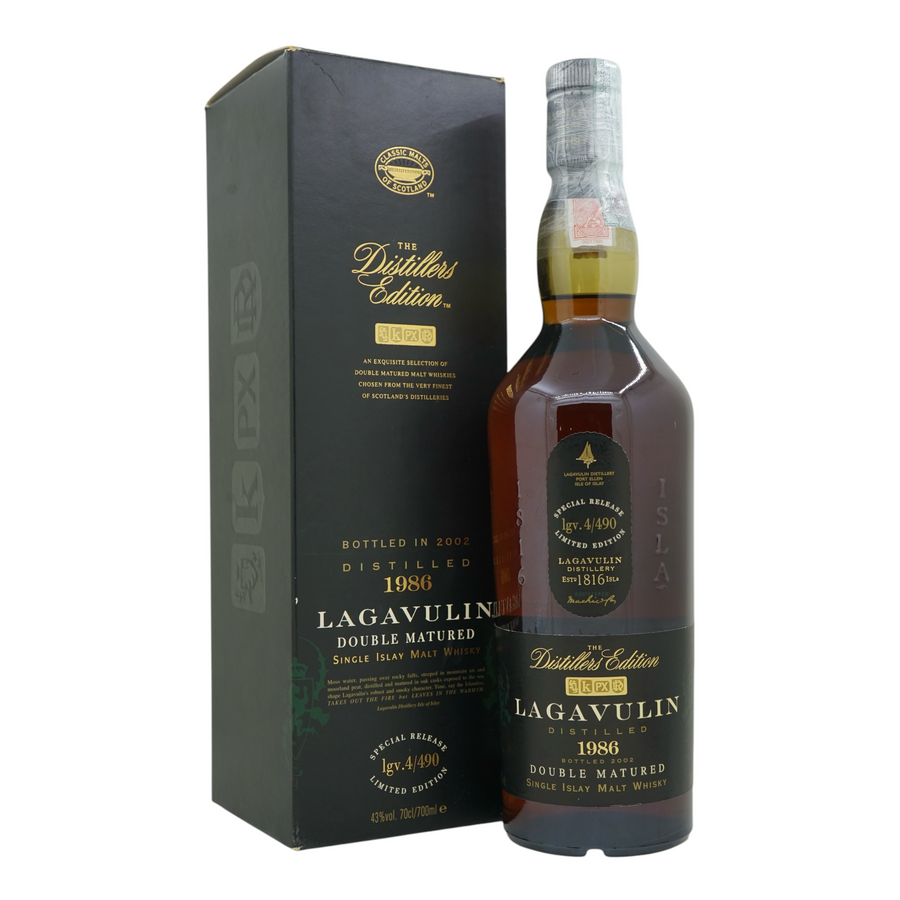 Lagavulin 1986/2002 The Distillers Edition lgv.4/490