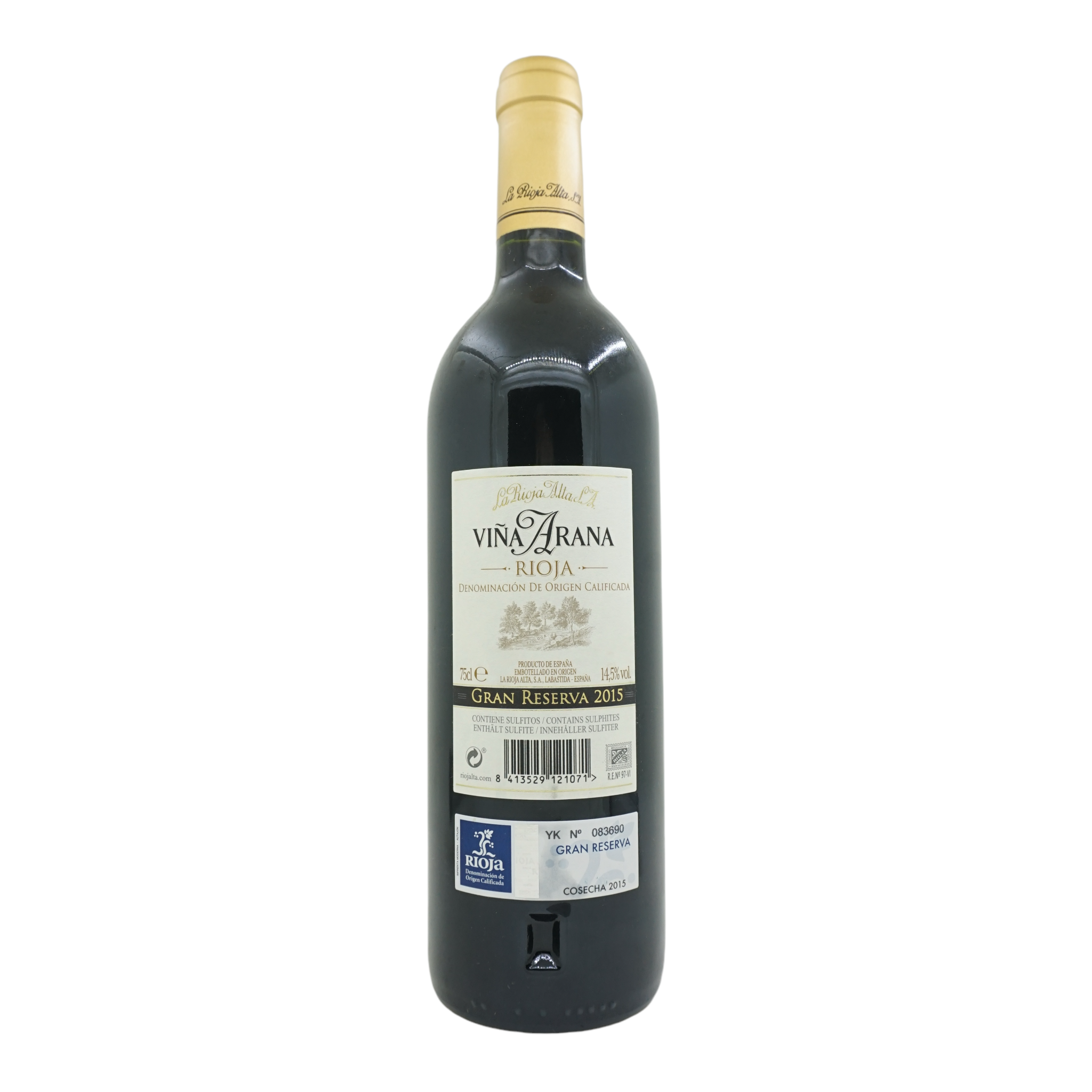 La Rioja Alta Vina Arana Gran Reserva Rioja 2015 (James Suckling: 95)