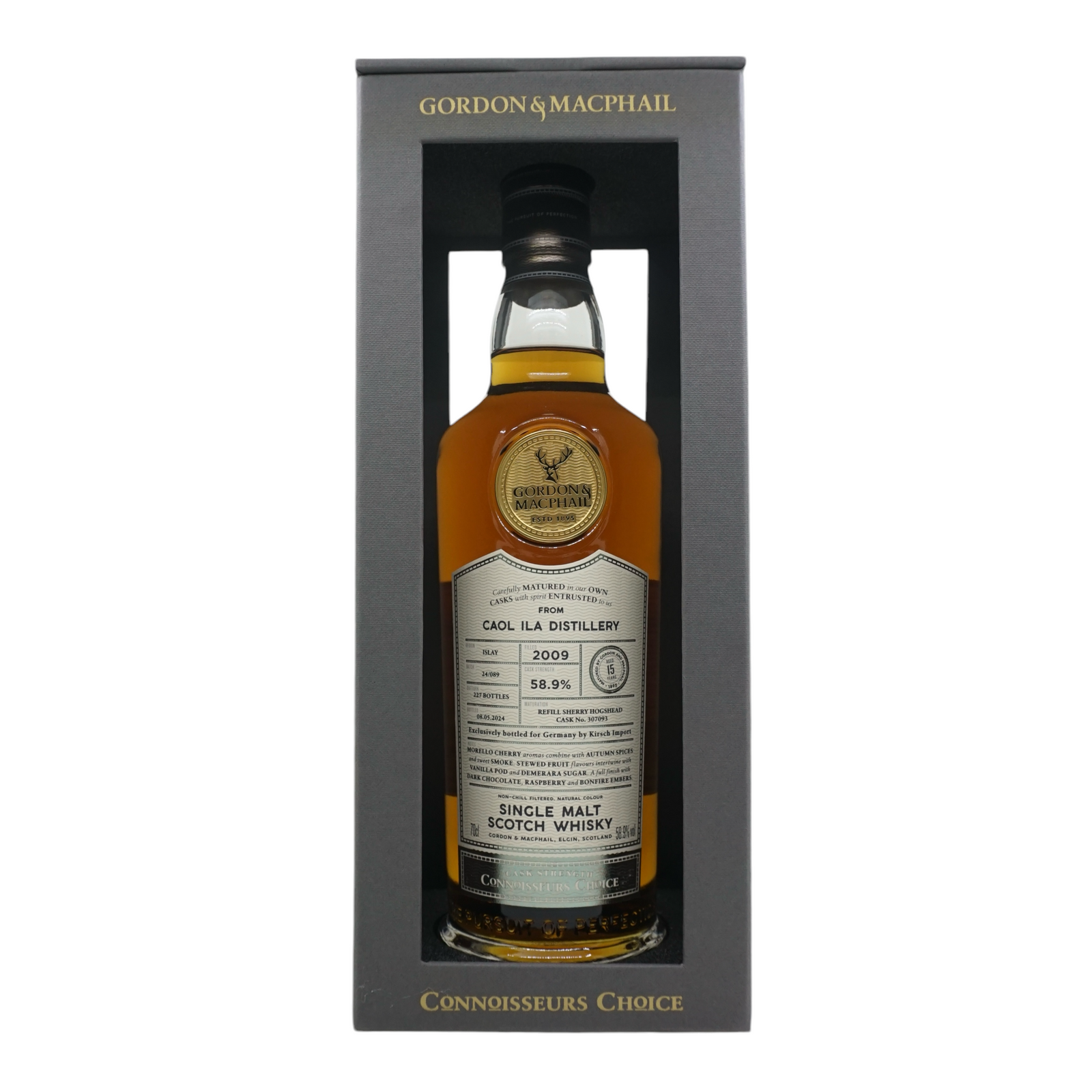 Caol Ila 2009/2024 15 Year Old Cask Strength Gordon&MacPhail #307093