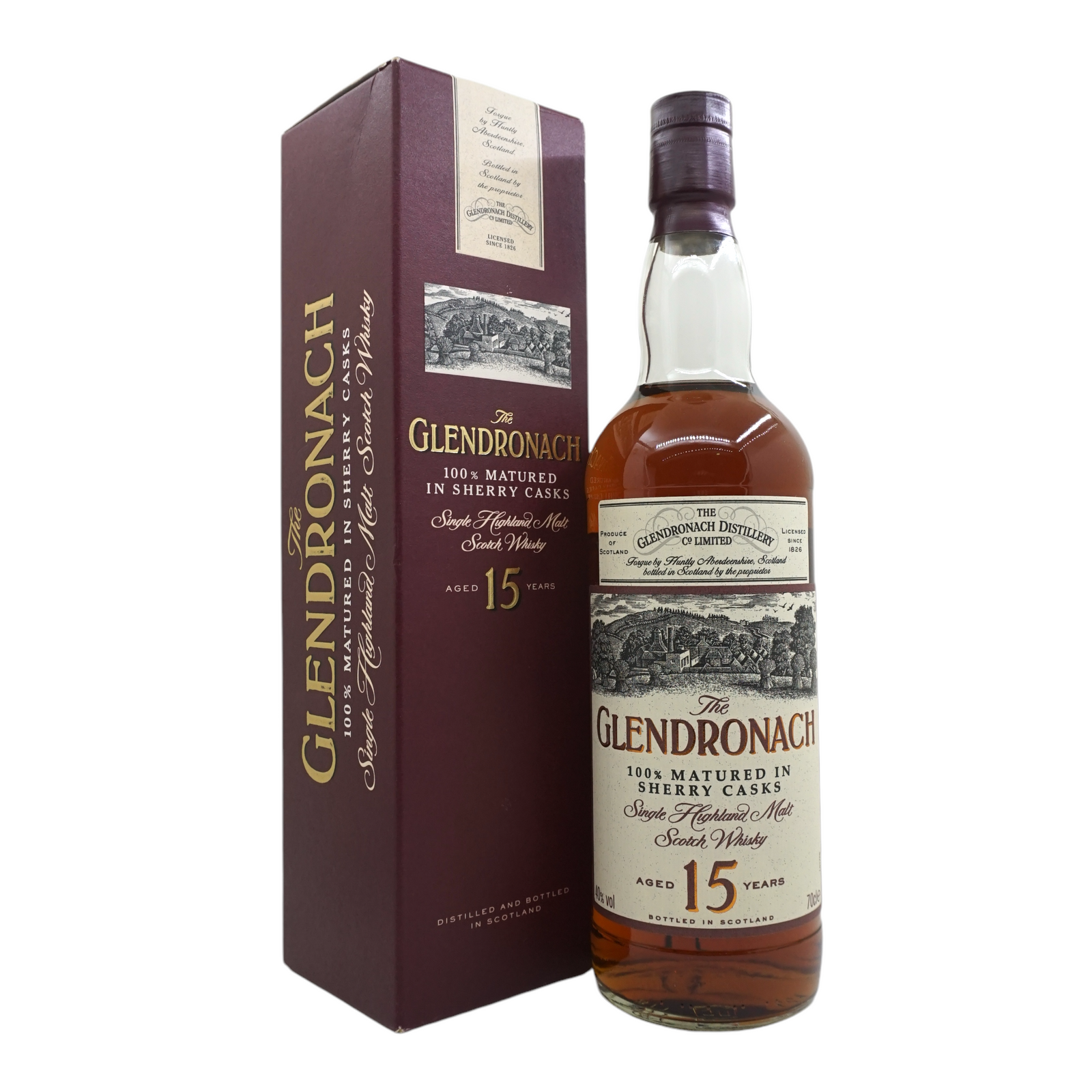 Glendronach 15 Year Old 100% Matured in Sherry Casks