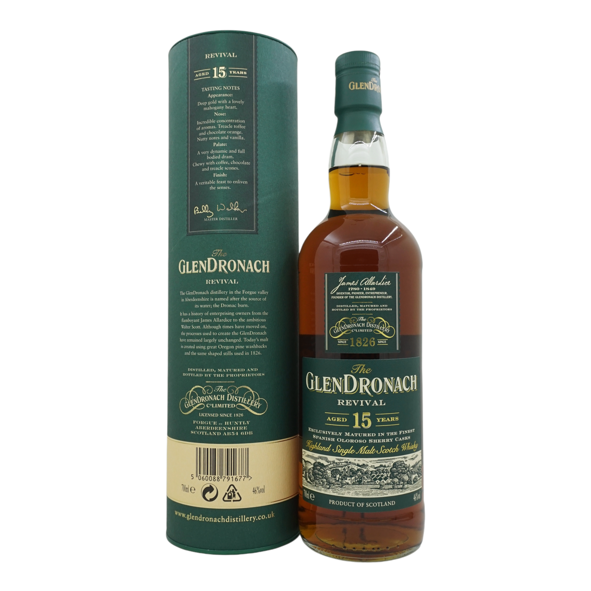 Glendronach 15 Year Old Billy Walker 2015