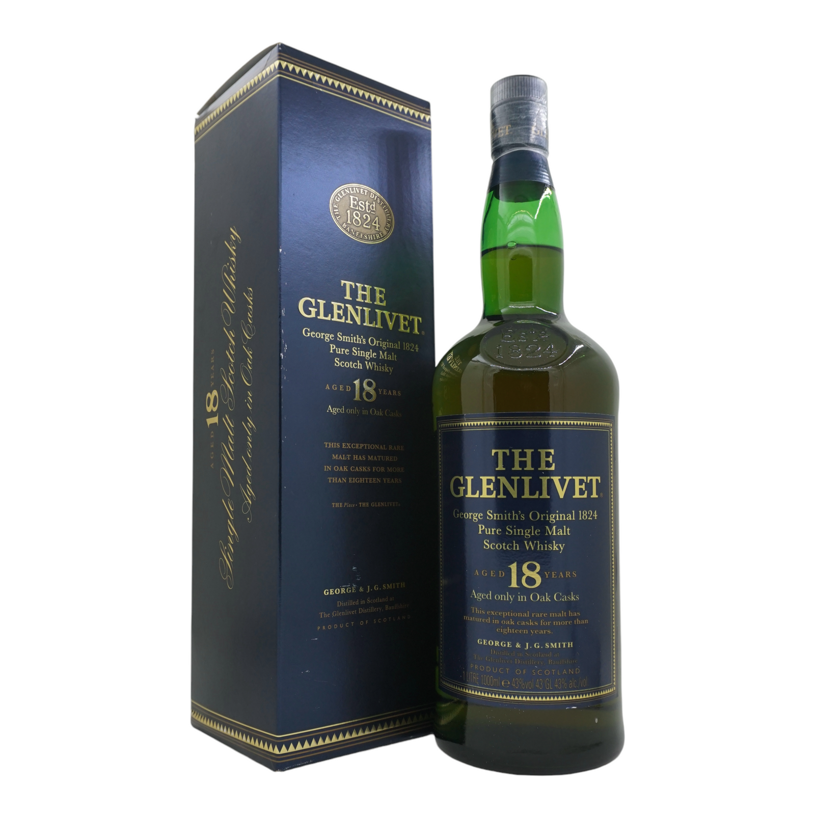 Glenlivet 18 Year Old Dark Label 2000s