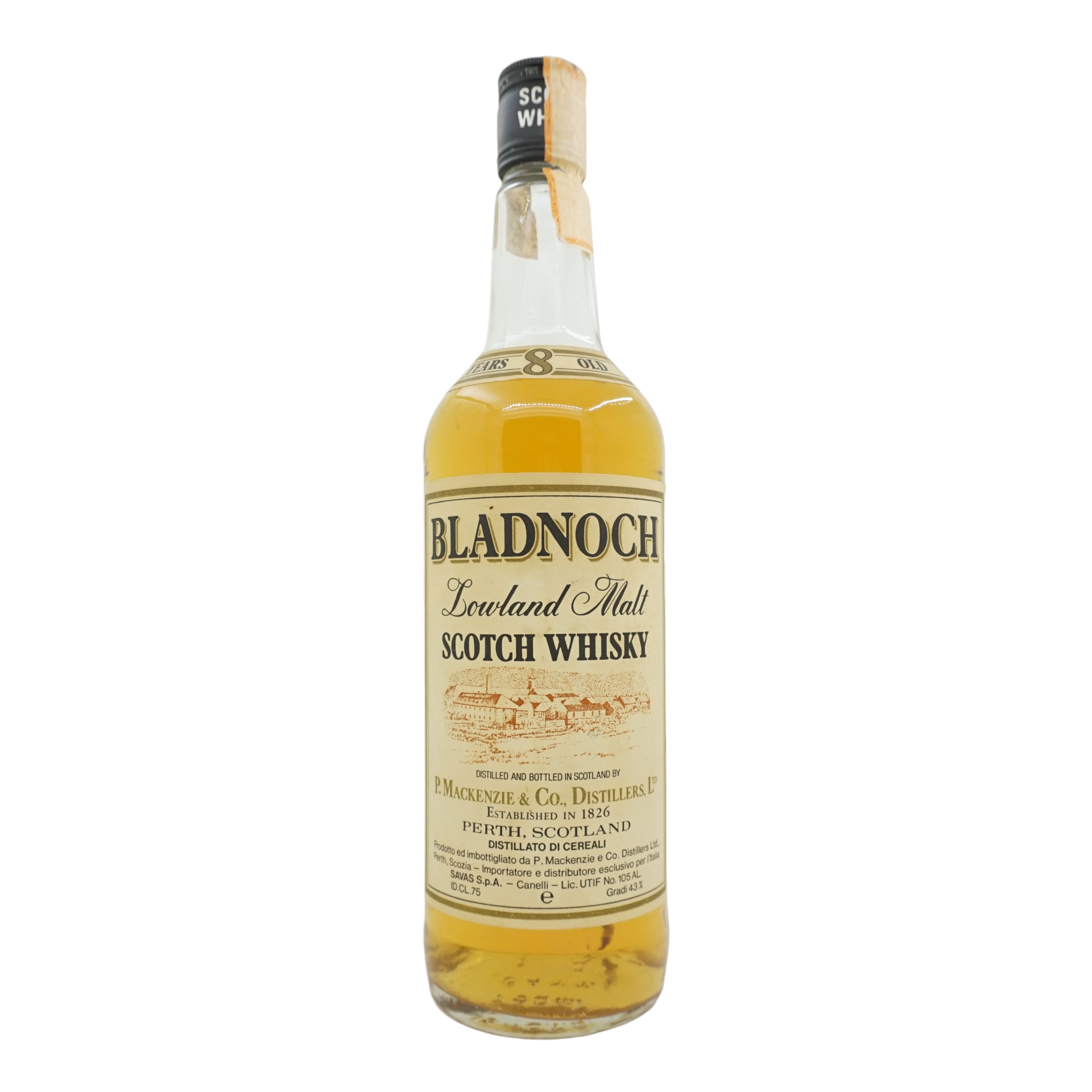 Bladnoch 8 Year Old Bottled for SAVAS S.p.A. - Canelli, Italy