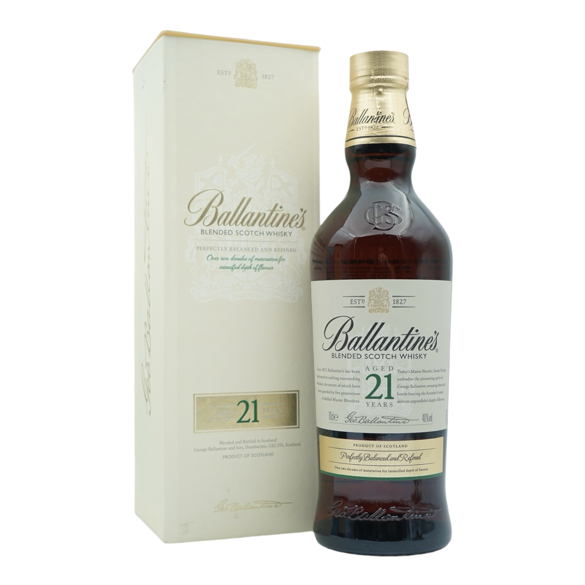 Ballantine's 21 Year Old Perfectly Balanced and Refined