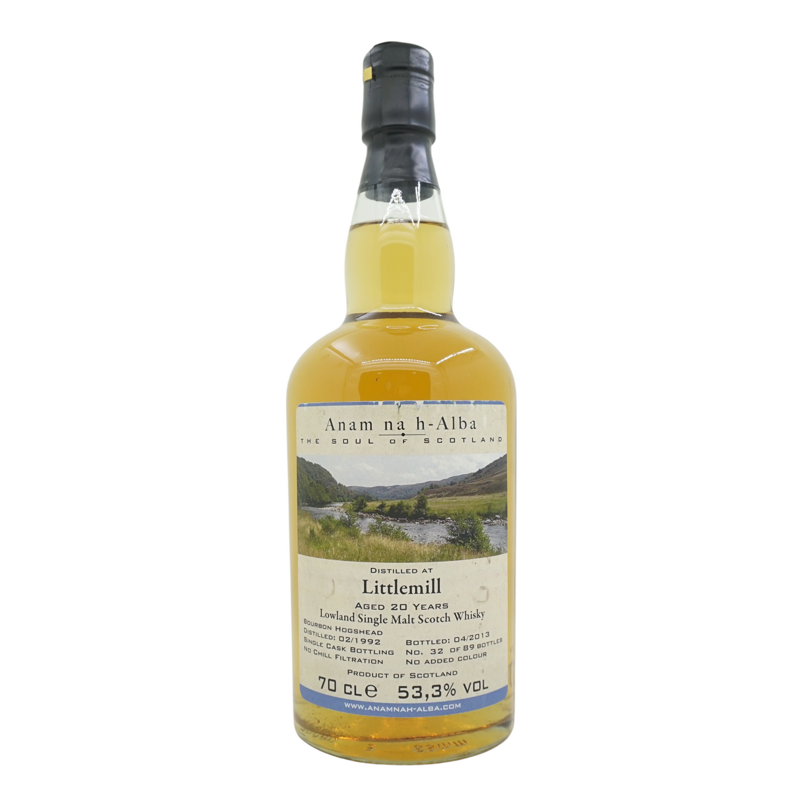 Littlemill 1992/2013 20 Year Old The Soul of Scotland Anam na h-Alba 53.3%