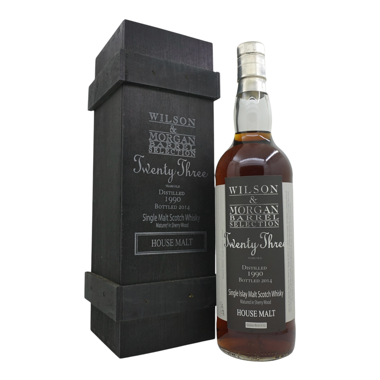 House Malt 1990/2014 23 Year Old Barrel Selection Wilson & Morgan #17