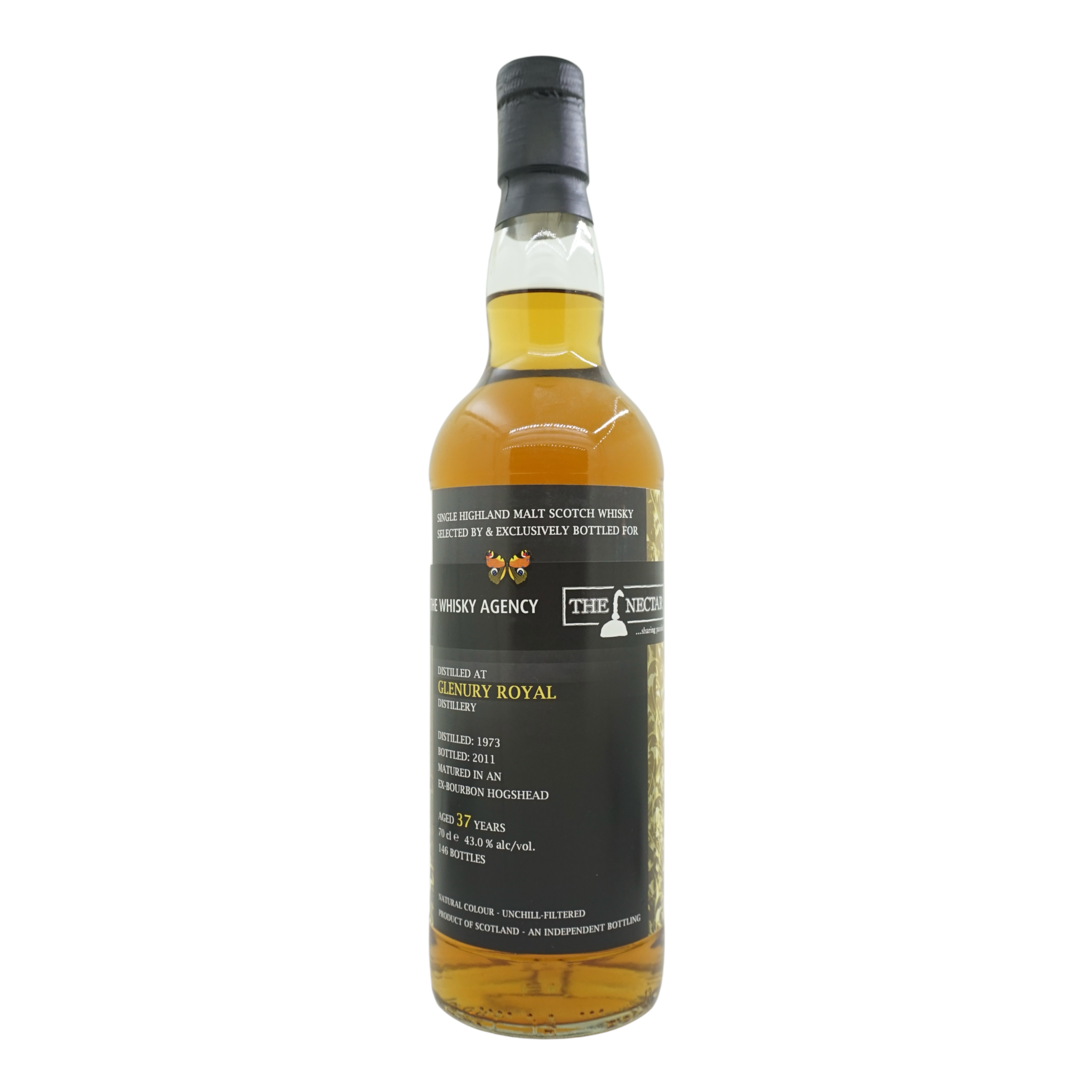 Glenury Royal 1973/2011 37 Year Old The Whisky Agency Joint bottling with The Nectar