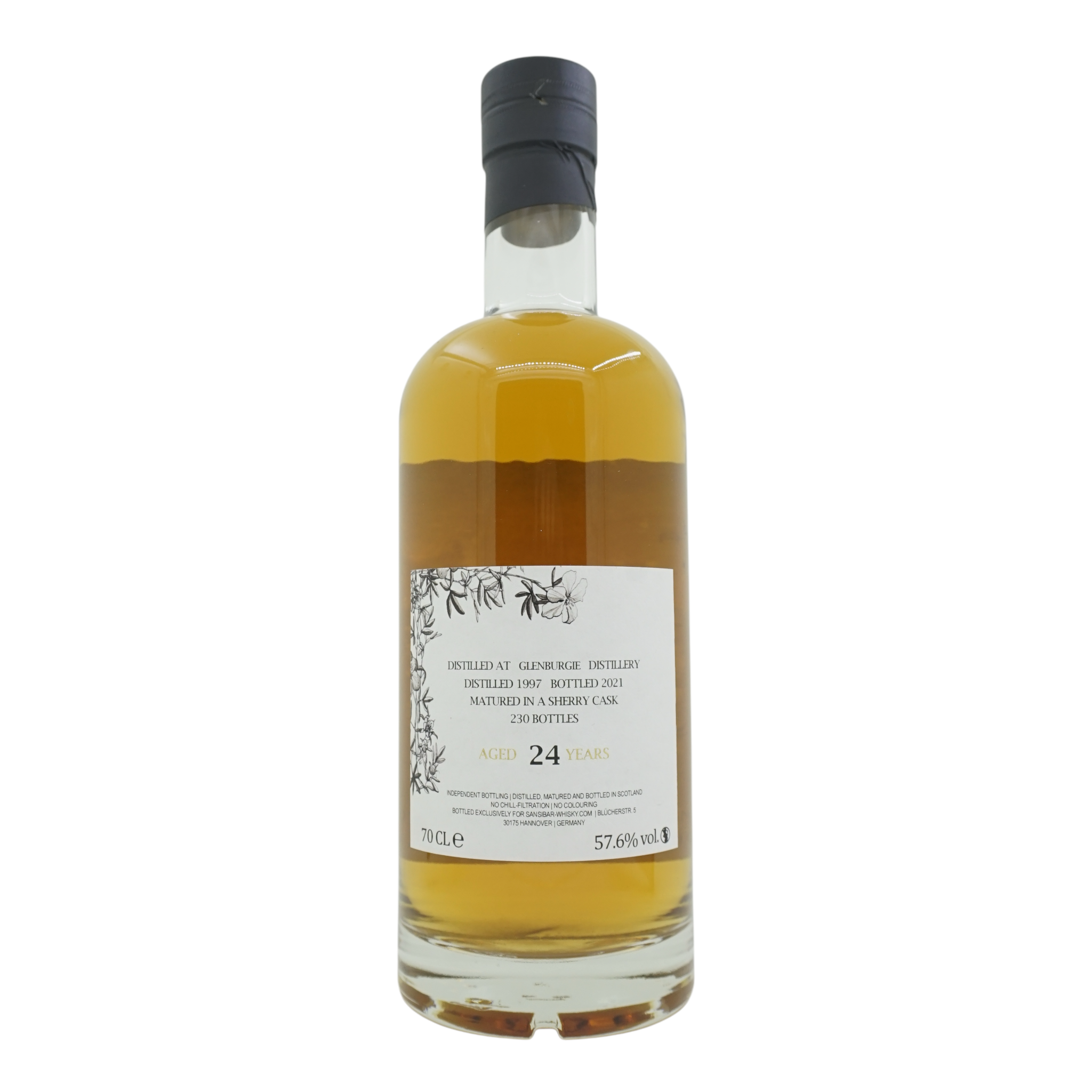 Glenburgie 1997/2021 24 Year Old White Label Sansibar