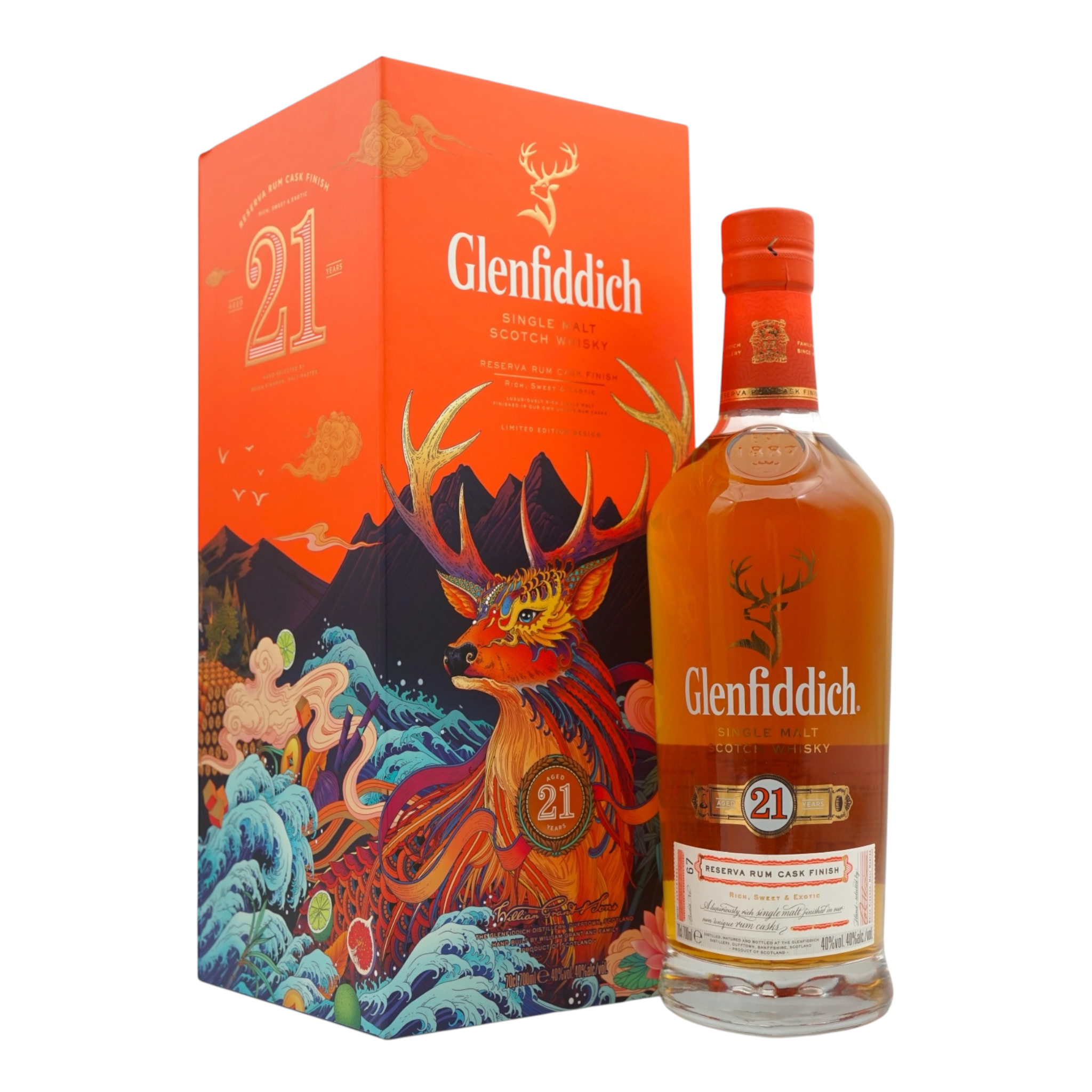 Glenfiddich 21 Year Old Reserva Rum Cask Finish