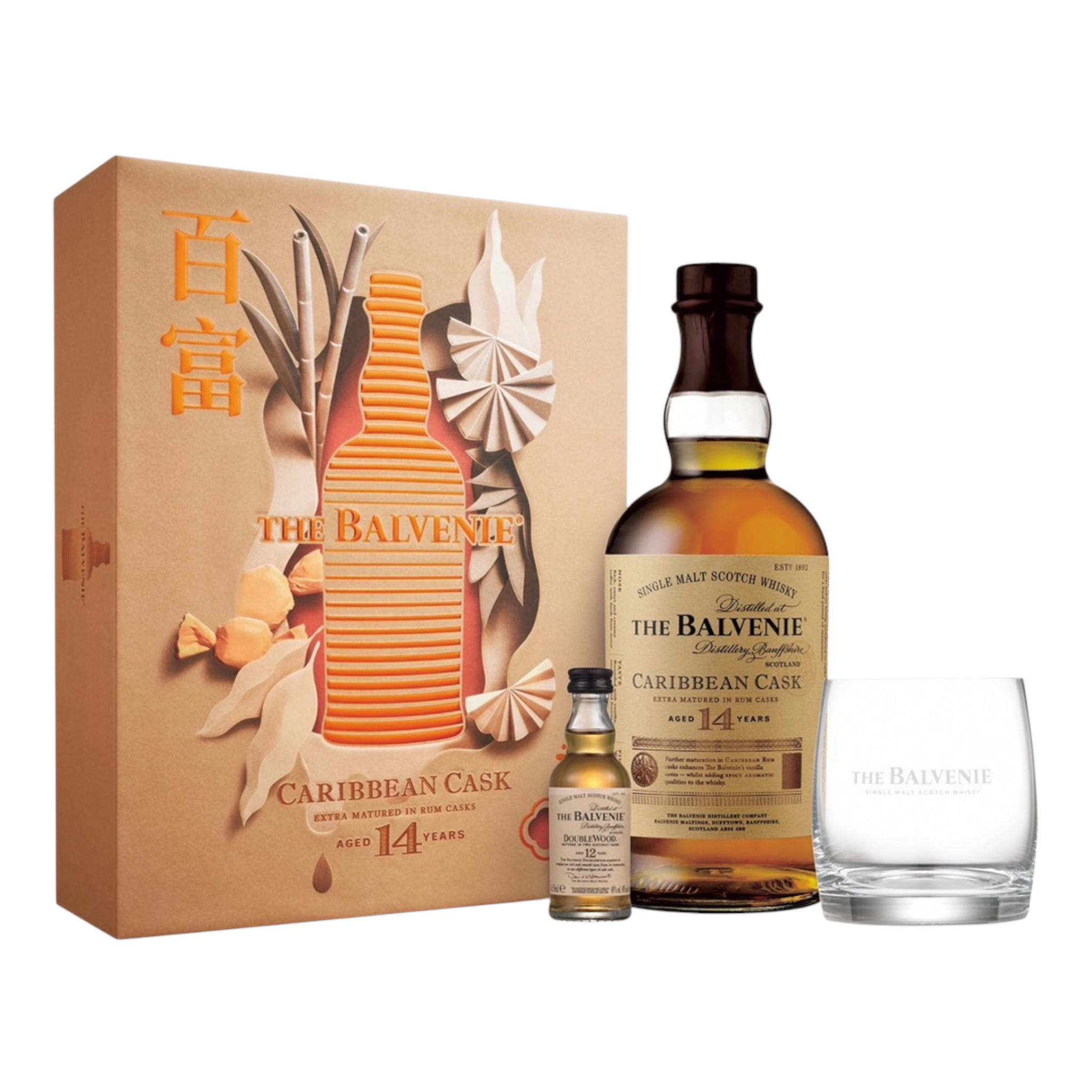 Balvenie 14 Year Old Caribbean Cask Gift Box 2025