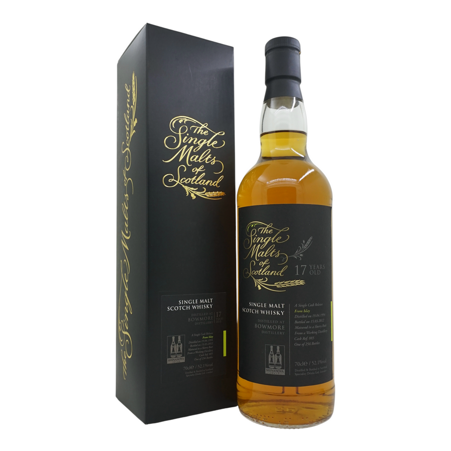 Bowmore 1994/2012 17 Year Old The Single Malts of Scotland Bottled for Shinanoya #885