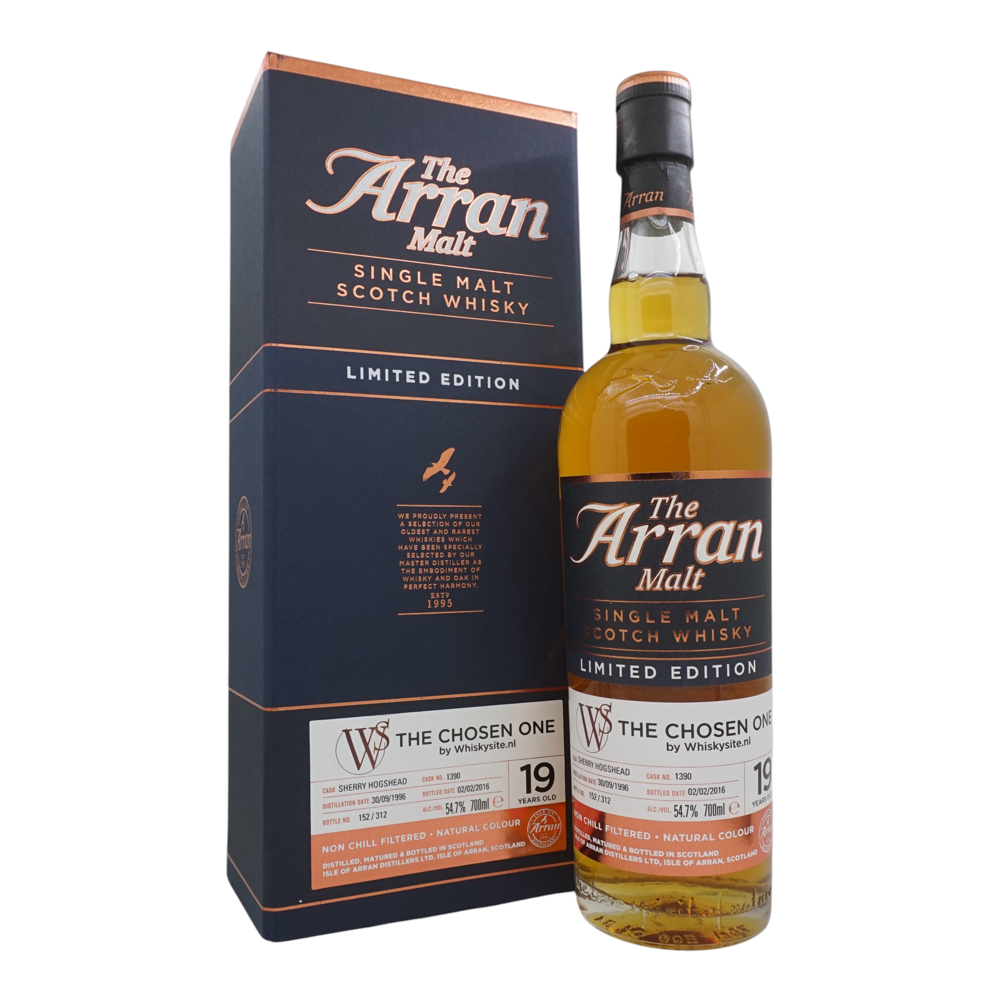 Arran 1996/2016 19 Year Old The Chosen One Bottled for Whiskysite.nl #1390