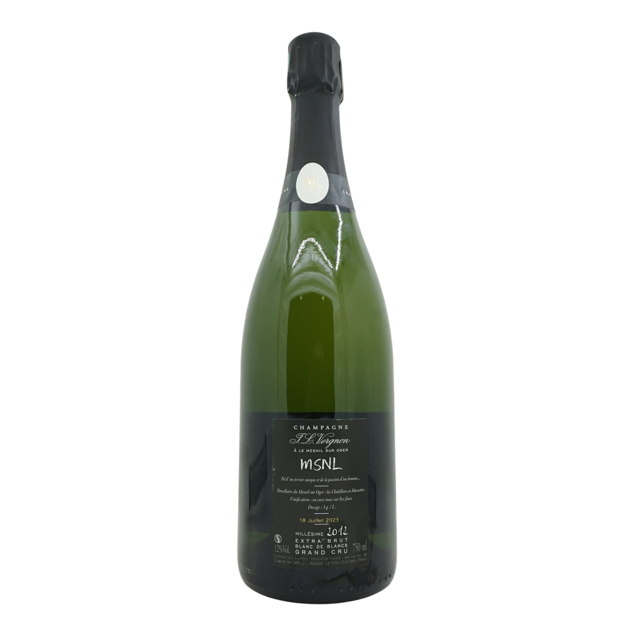 J.L. Vergnon 'MSNL' Blanc de Blancs Grand Cru Extra Brut 2012