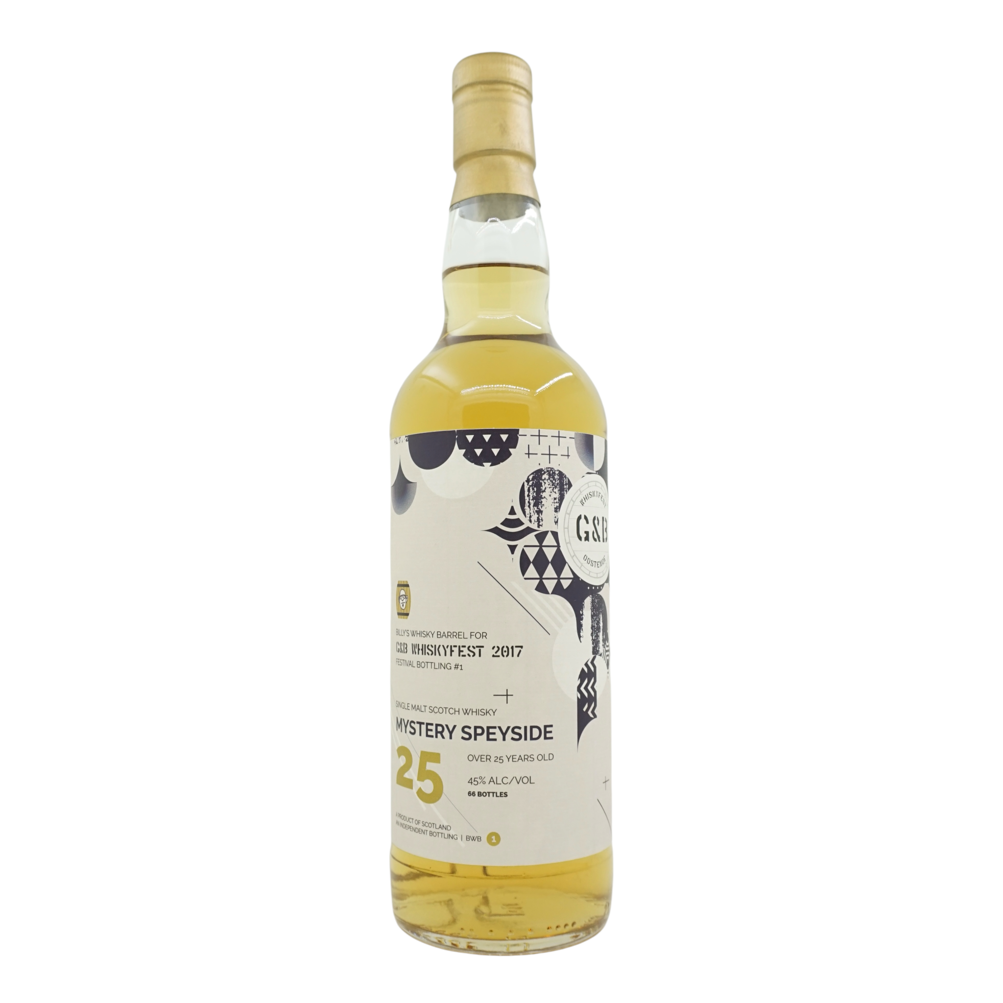 Mystery Speyside 25 Year Old Bottled for G&B Whiskyfest 2017