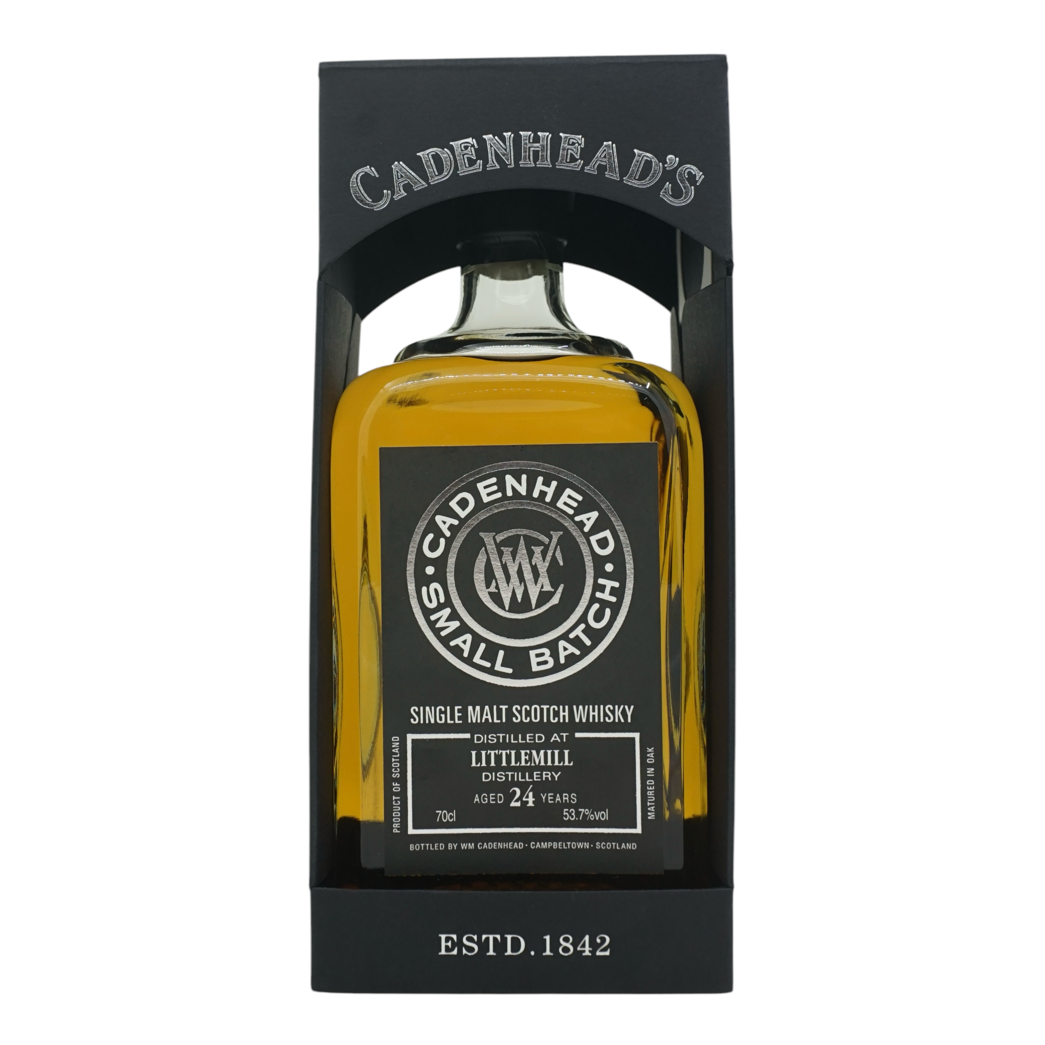 Littlemill 1990/2015 24 Year Old Small Batch Cadenhead's 53.7%