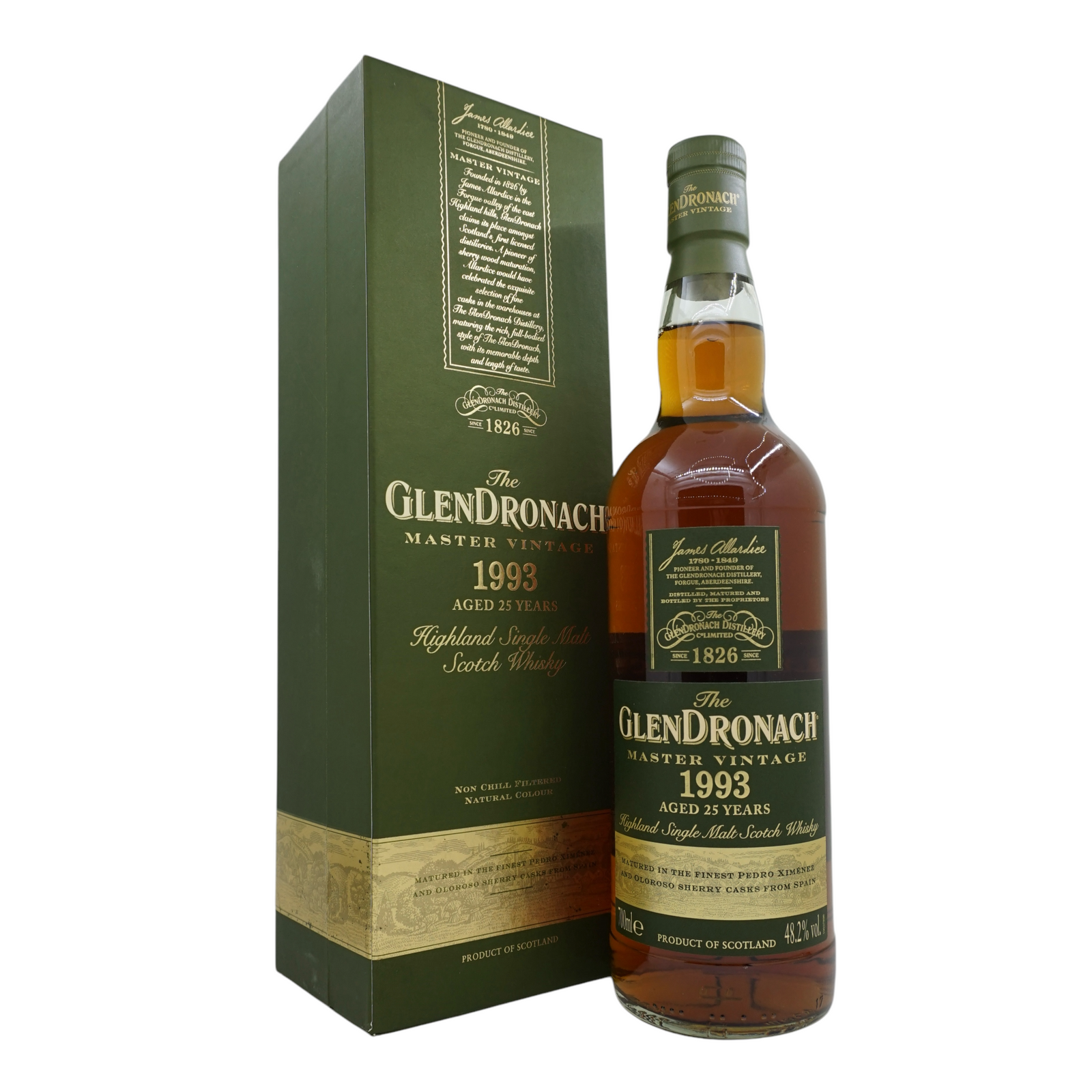 Glendronach Master Vintage 1993 25 Year Old