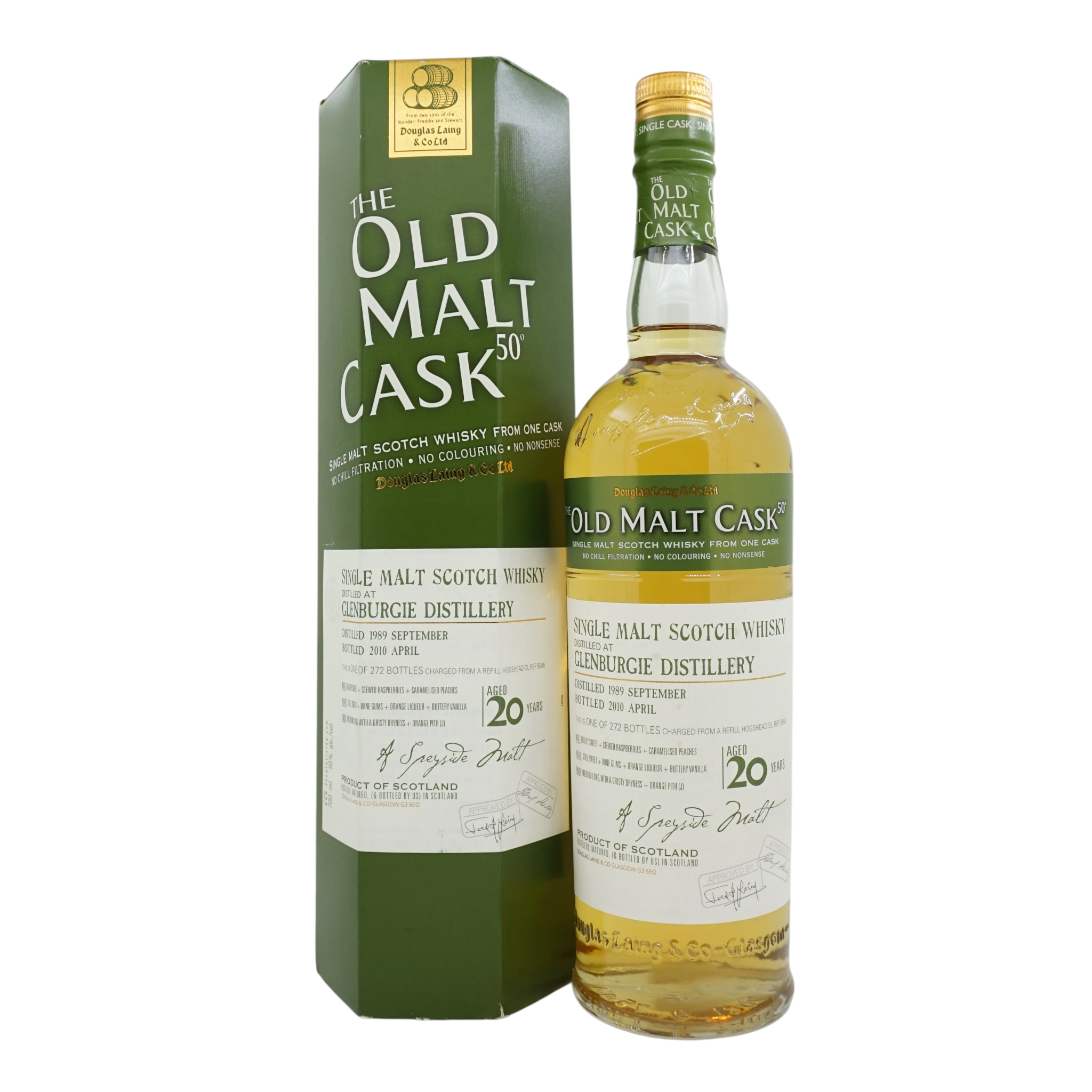 Glenburgie 1989/2010 20 Year Old The Old Malt Cask #DL6045