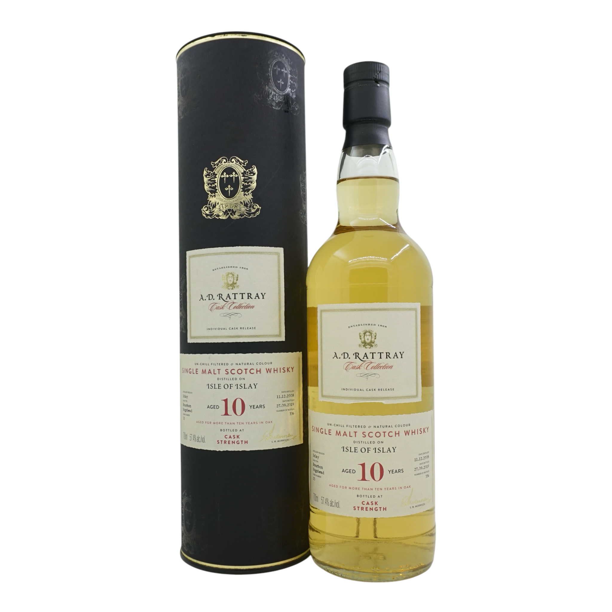 Isle of Islay 2008/2019 10 Year Old Cask Collection A.D. Rattray #23