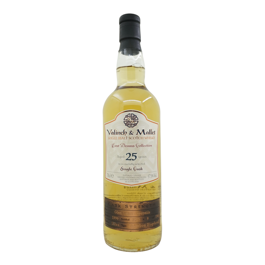 Glen Grant 1990/2015 25 Year Old Lost Drams Collection Valinch & Mallet #152XX