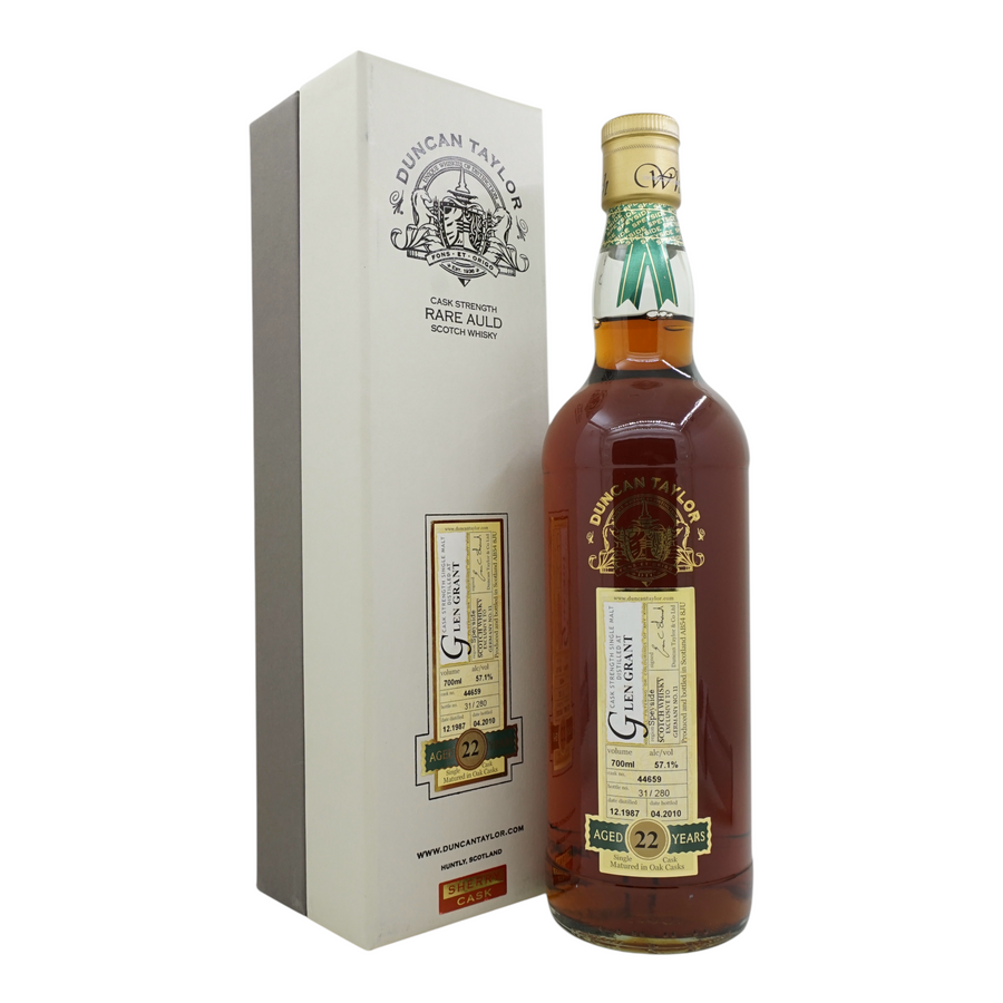 Glen Grant 1987/2010 22 Year Old Rare Auld Duncan Taylor #44659