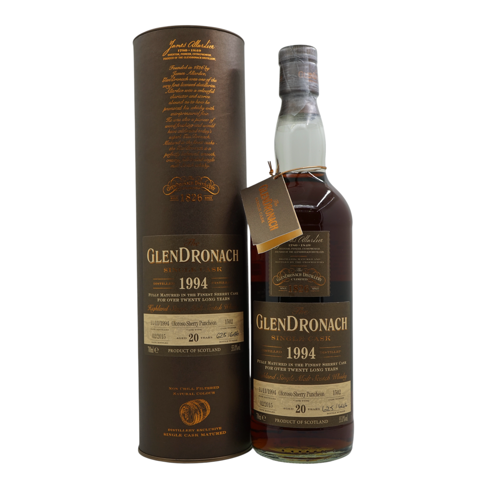 Glendronach 1994/2015 Oloroso Sherry Puncheon #1502