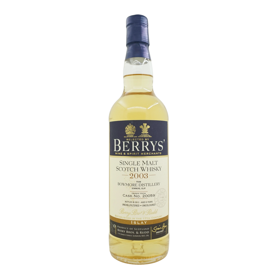 Bowmore 2003/2012 8 Year Old  Berrys' Berry Bros&Rudd #20059