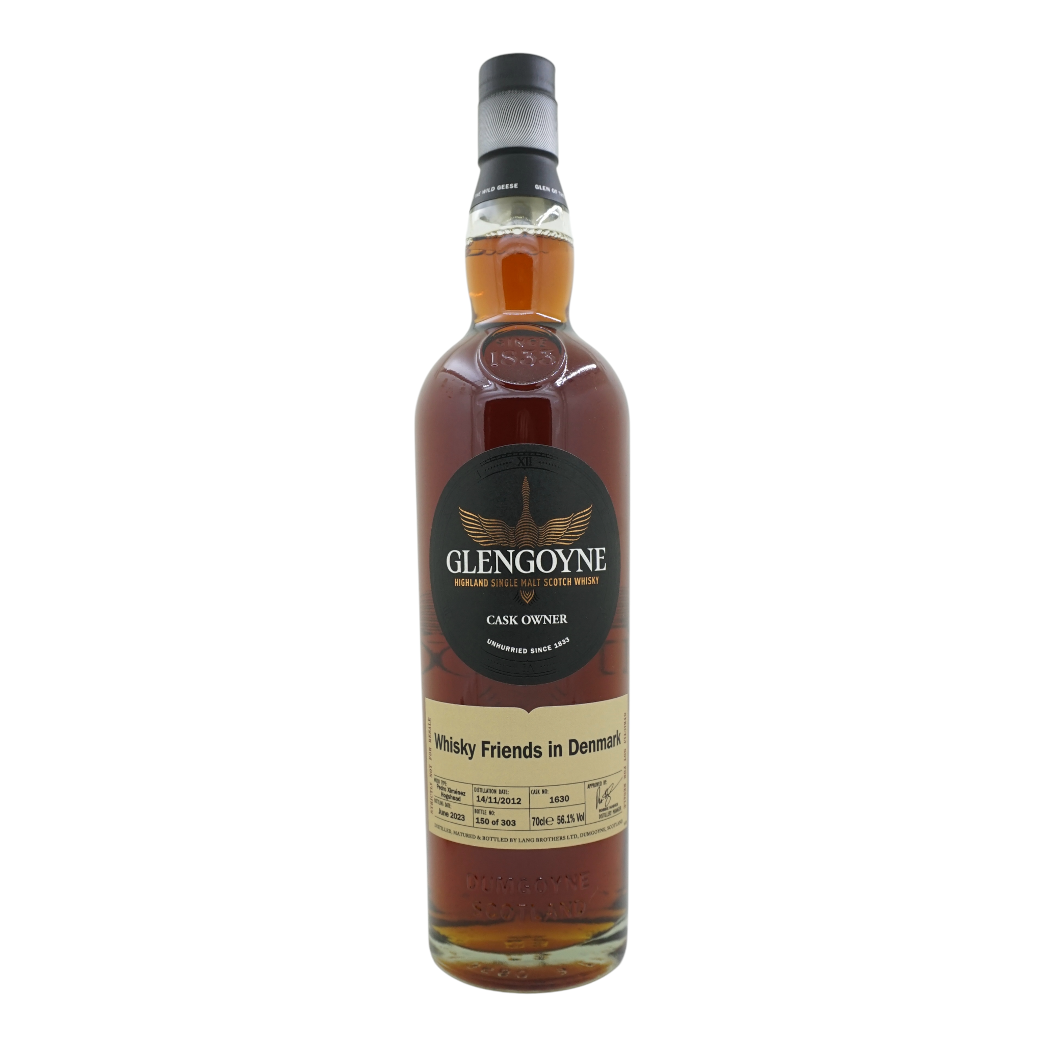 Glengoyne 2012/2023 Cask Owner Bottled for Whiskyfriends in Denmark #1630