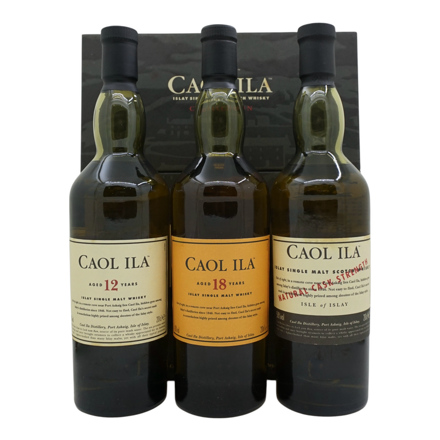 Caol Ila Collection Box (12 Year Old, 18 Year Old, Cask Strength)