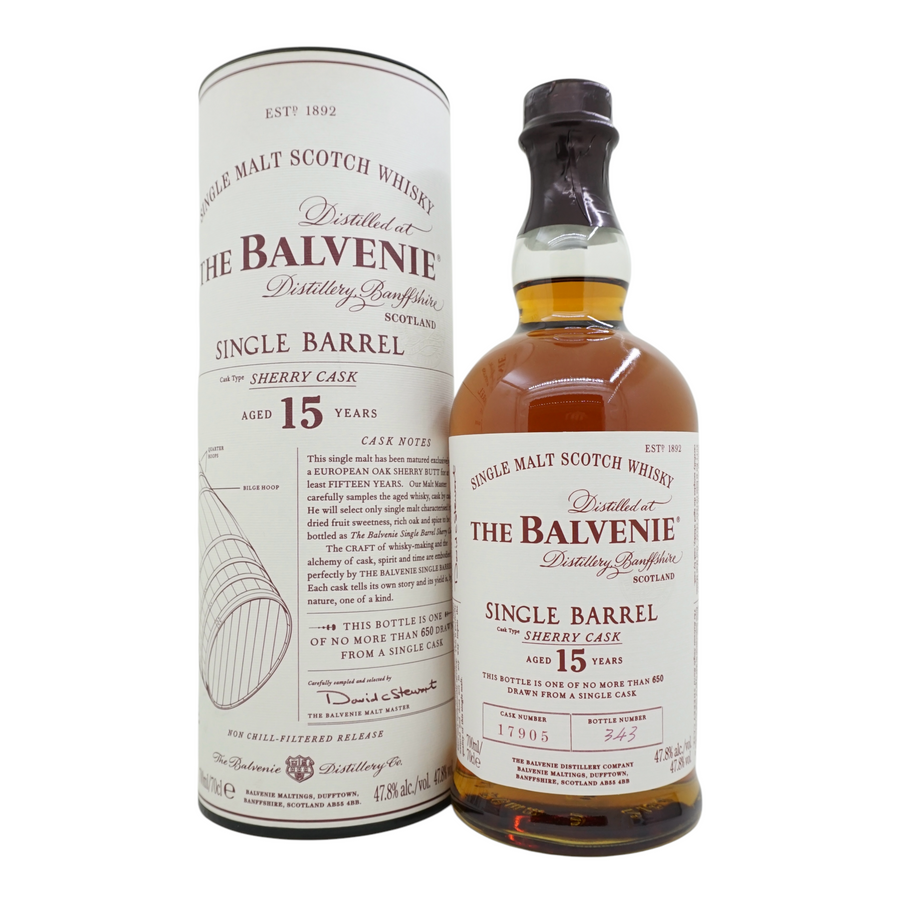 Balvenie 15 年單桶 - 雪莉酒桶 #17905