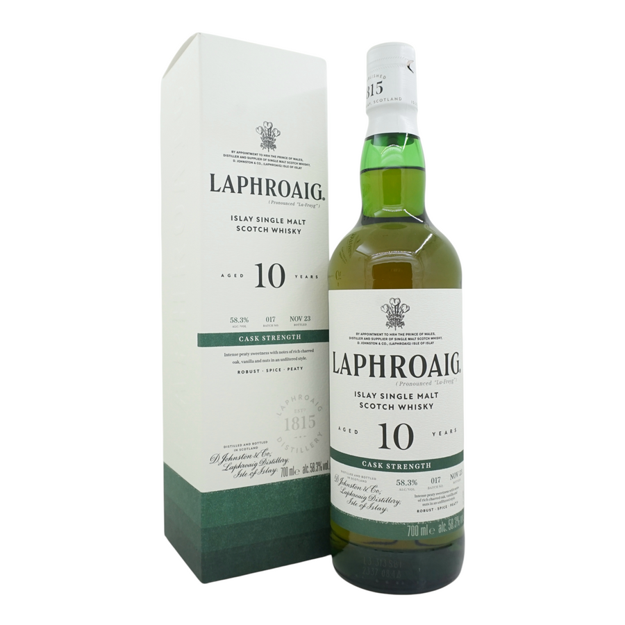 Laphroaig Cask Strength 10 Year Old Batch 017