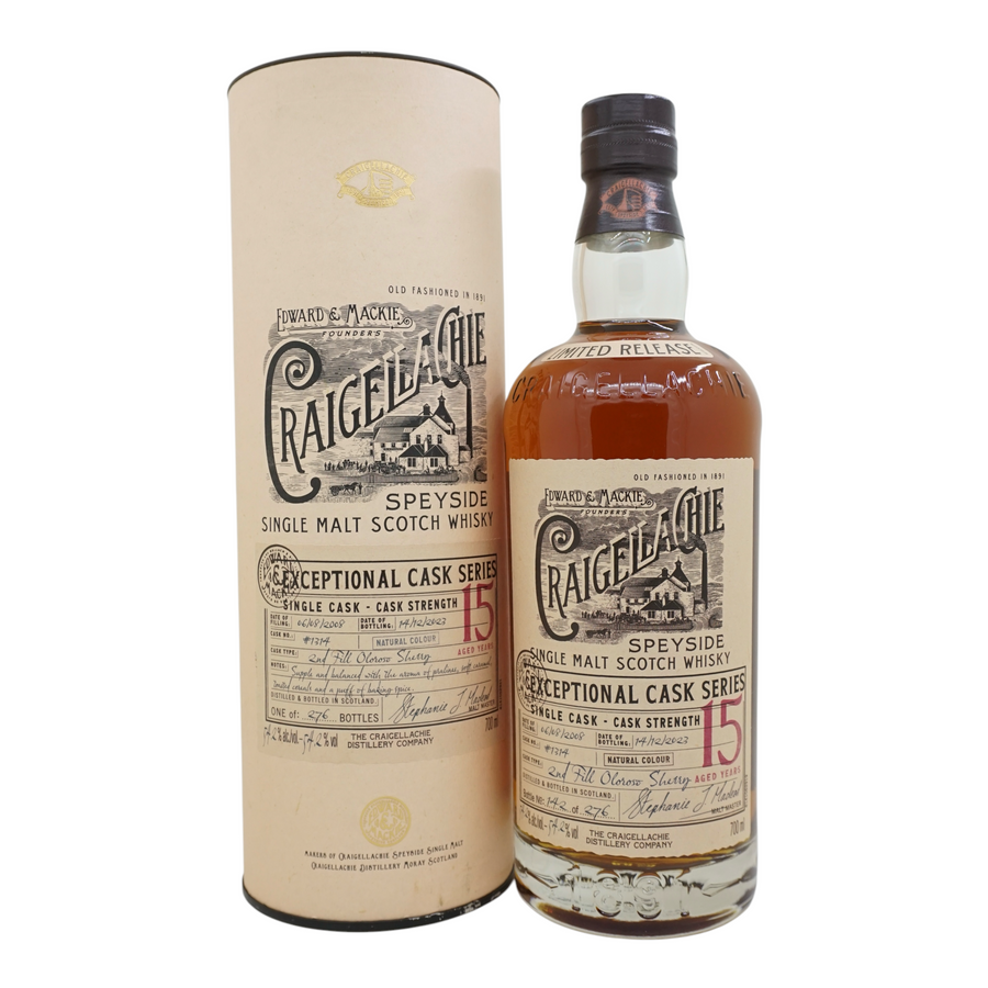 Craigellachie 2008/2023 15 年陳釀卓越酒桶系列 #1314