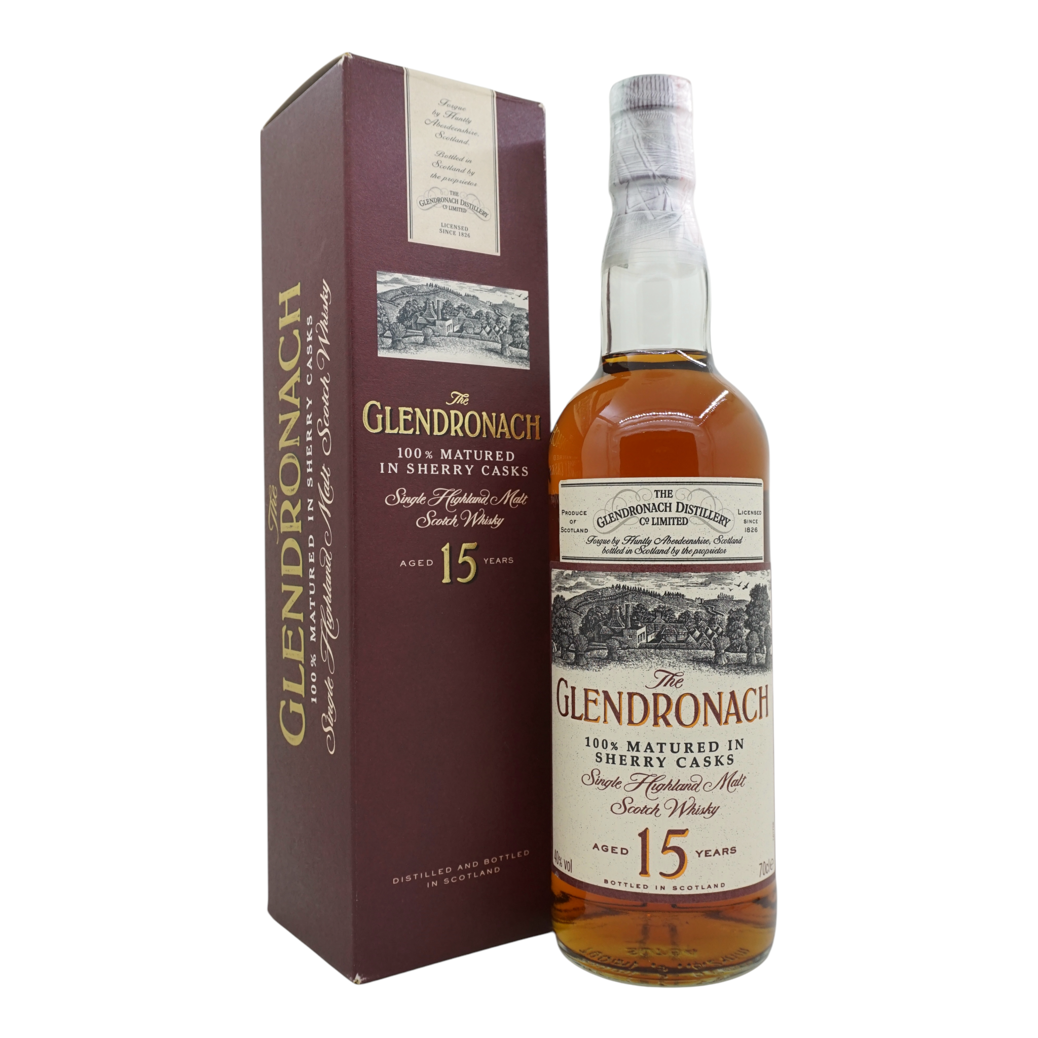 Glendronach 15 Year Old 100% Matured in Sherry Casks