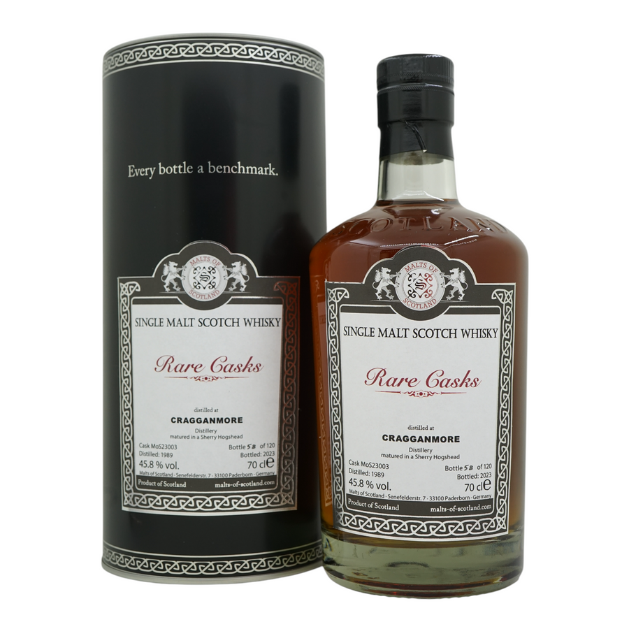 Cragganmore 1989/2023 Rare Cask Range Malts of Scotland #23003