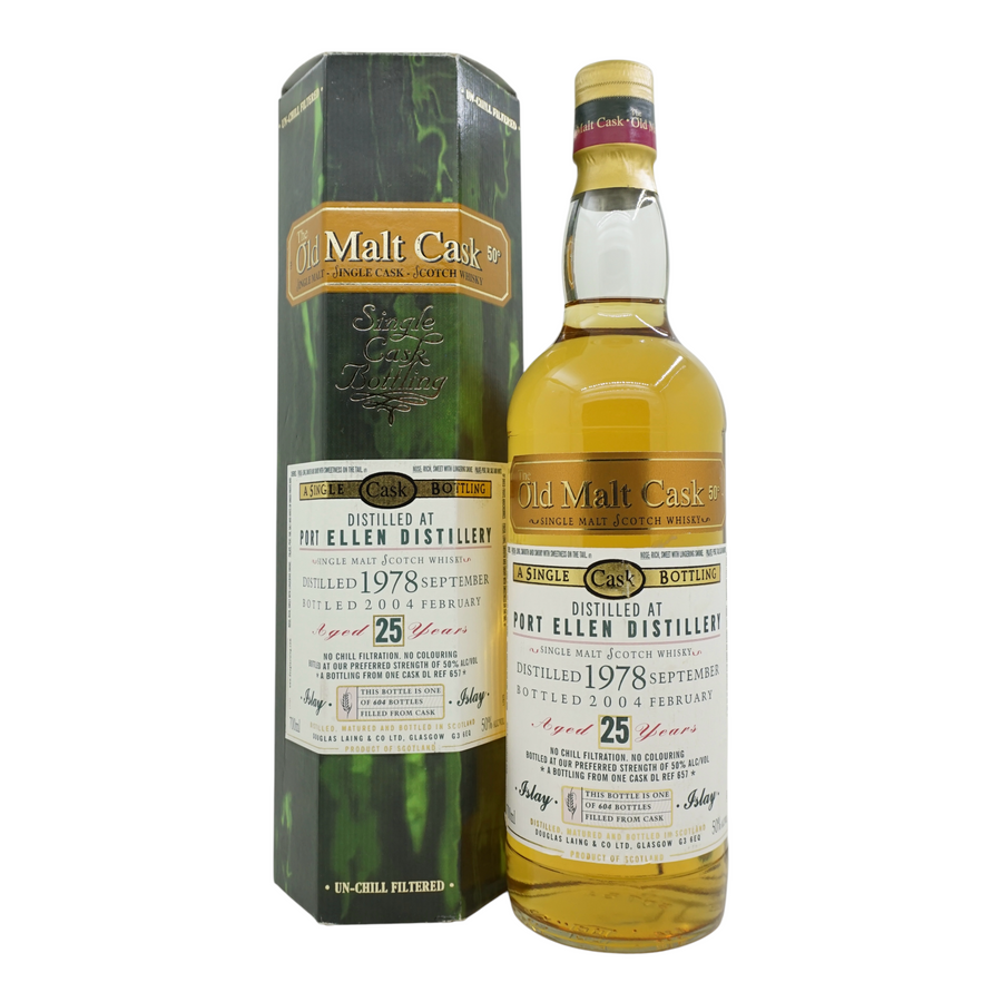 Port Ellen 1978/2004 25 Year Old Old Malt Cask Douglas Laing #DL657