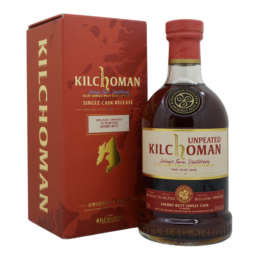 Kilchoman 2012/2024 12 Year Old 100 % Islay Cask - unpeated