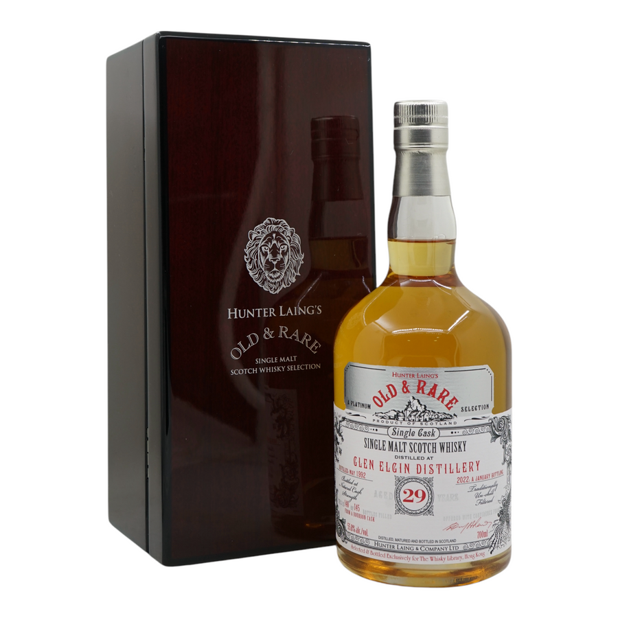 Glen Elgin 1992/2022 29 Year Old Old&Rare Bottled for The Whisky Library Hong Kong Hunter Laing